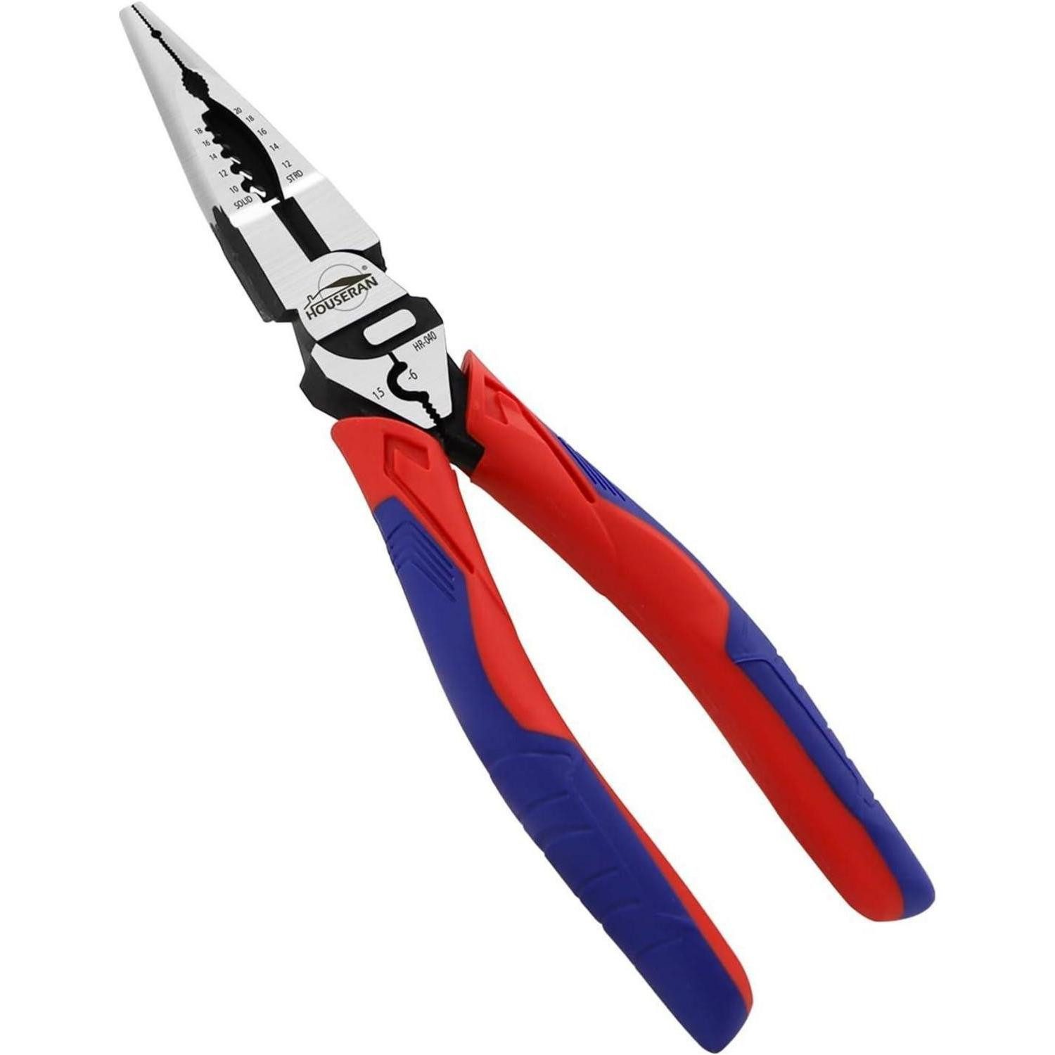 LuxusKollektion Spitzzange Spitzzange 3in1 Kohlenstoffstahl Abisolieren TPR Griff 1pcs