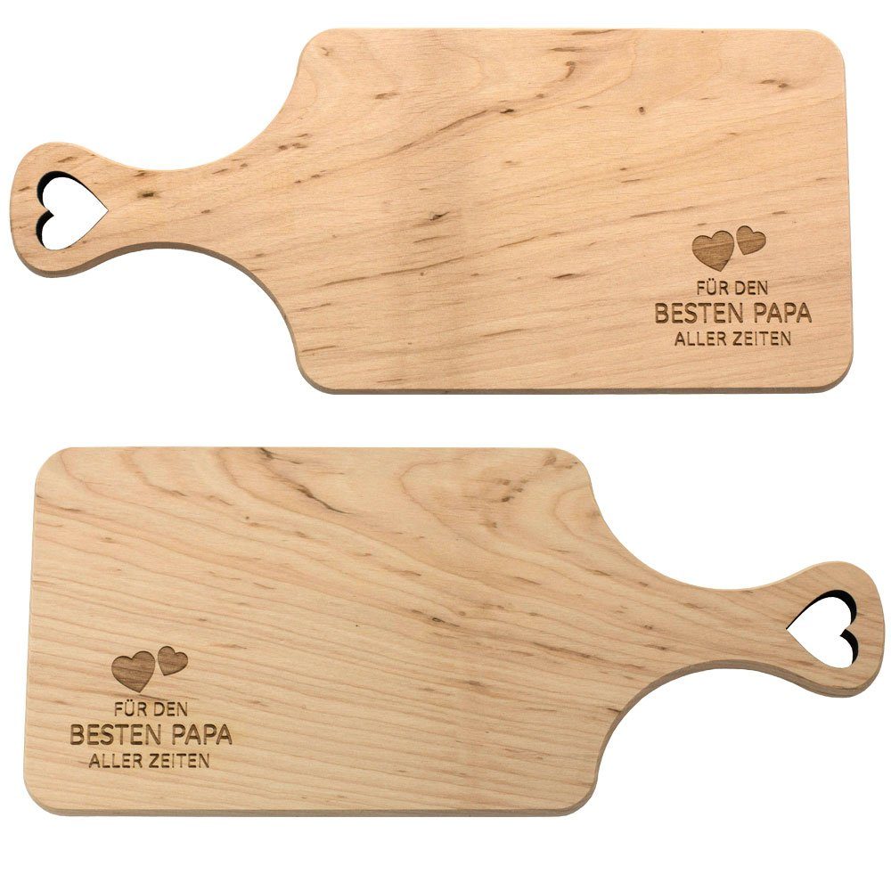Spruchreif® Schneidebrett »Frühstücksbrettchen aus Holz · Holzbrett mit