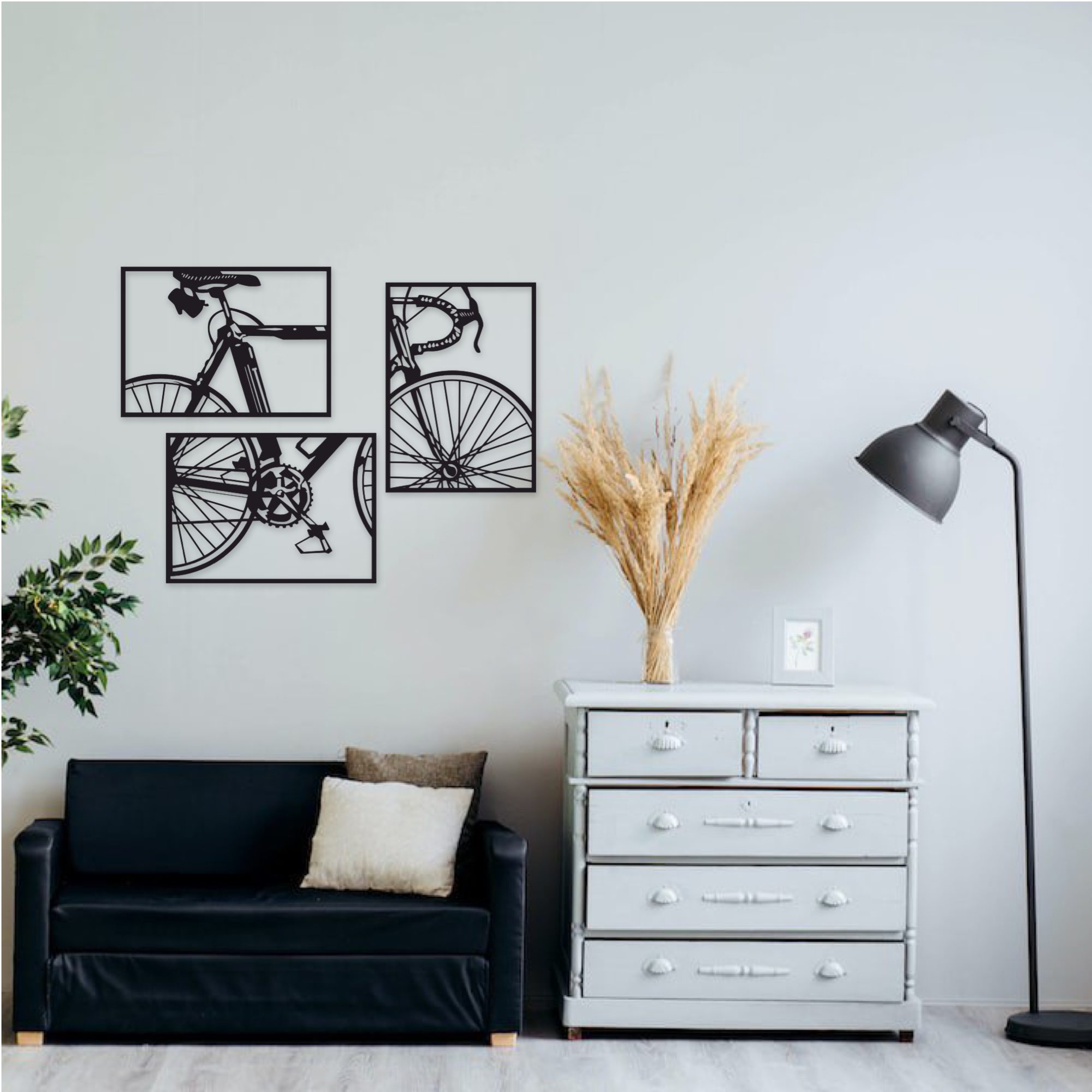 WoodFriends Wandbild aus Holz Rennrad Fahrrad Holzschild zum Aufkleben Fahrradliebhaber, Deko Wandkunst Geburtstagsgeschenk Radler Fahrradsport