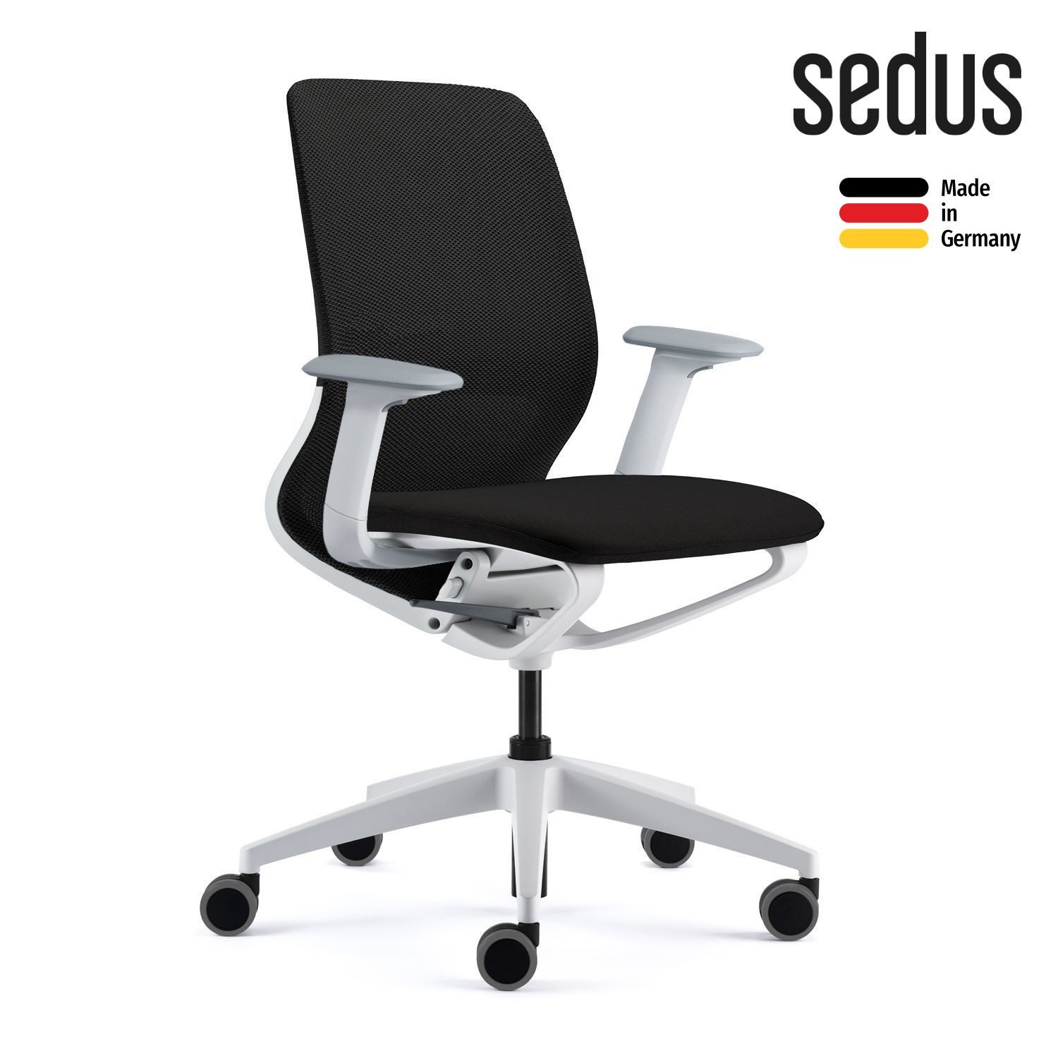 sedus Bürostuhl se:motion net (Made in Germany, 5 Jahre Garantie), Bürostuhl mit Synchronmechanik