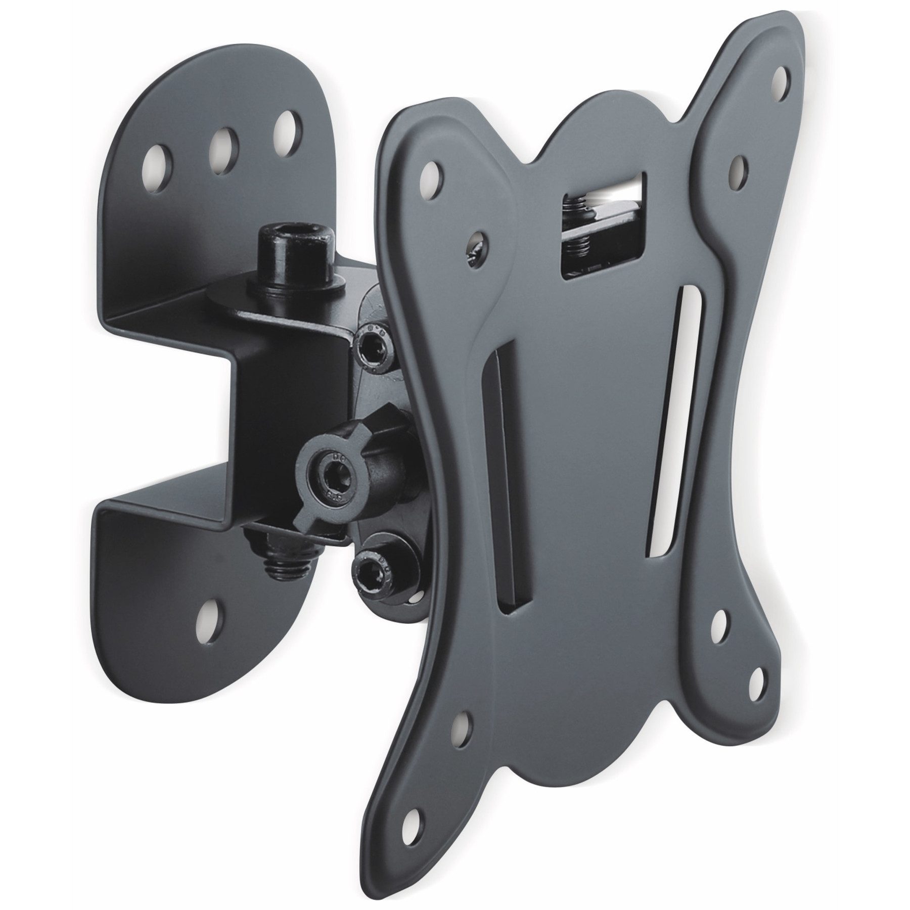 PureMounts TV-Wandhalterung PUREMOUNTS TV-Wandhalter PM-FM10-100, VESA 100x100mm