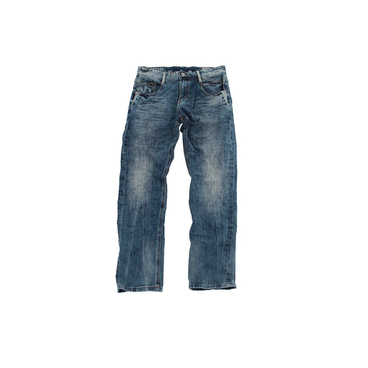 Mod 8 blau (1-tlg) 5-Pocket-Jeans