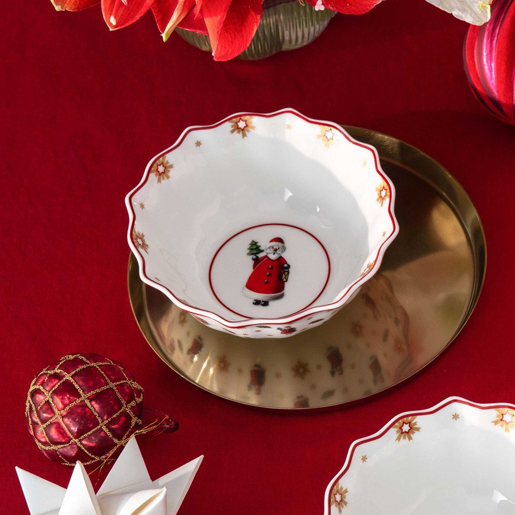 Villeroy & Boch Frühstücks-Geschirrset Toy's Delight Frühstücks-Set für 2 (6-tlg), 2 Personen, Porzellan, Premium Porcelain, 6 Stck, Handwäsche empfohlen