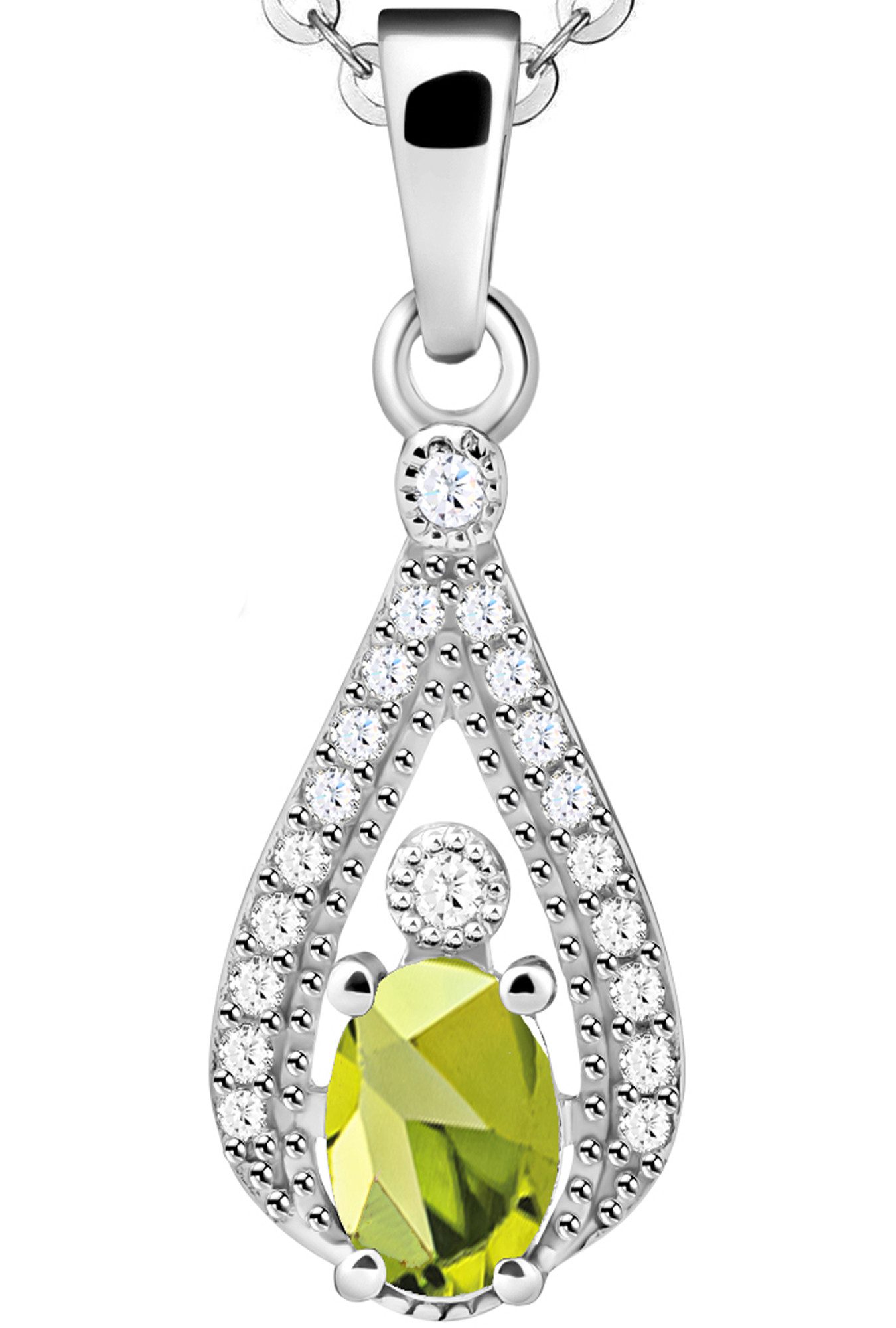 Limana Kette mit Anhänger echter Peridot günstig online kaufen