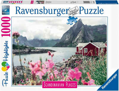 Ravensburger Puzzle Reine, Lofoten, Norwegen, 1000 Puzzleteile, Made in Germany, FSC® - schützt Wald - weltweit