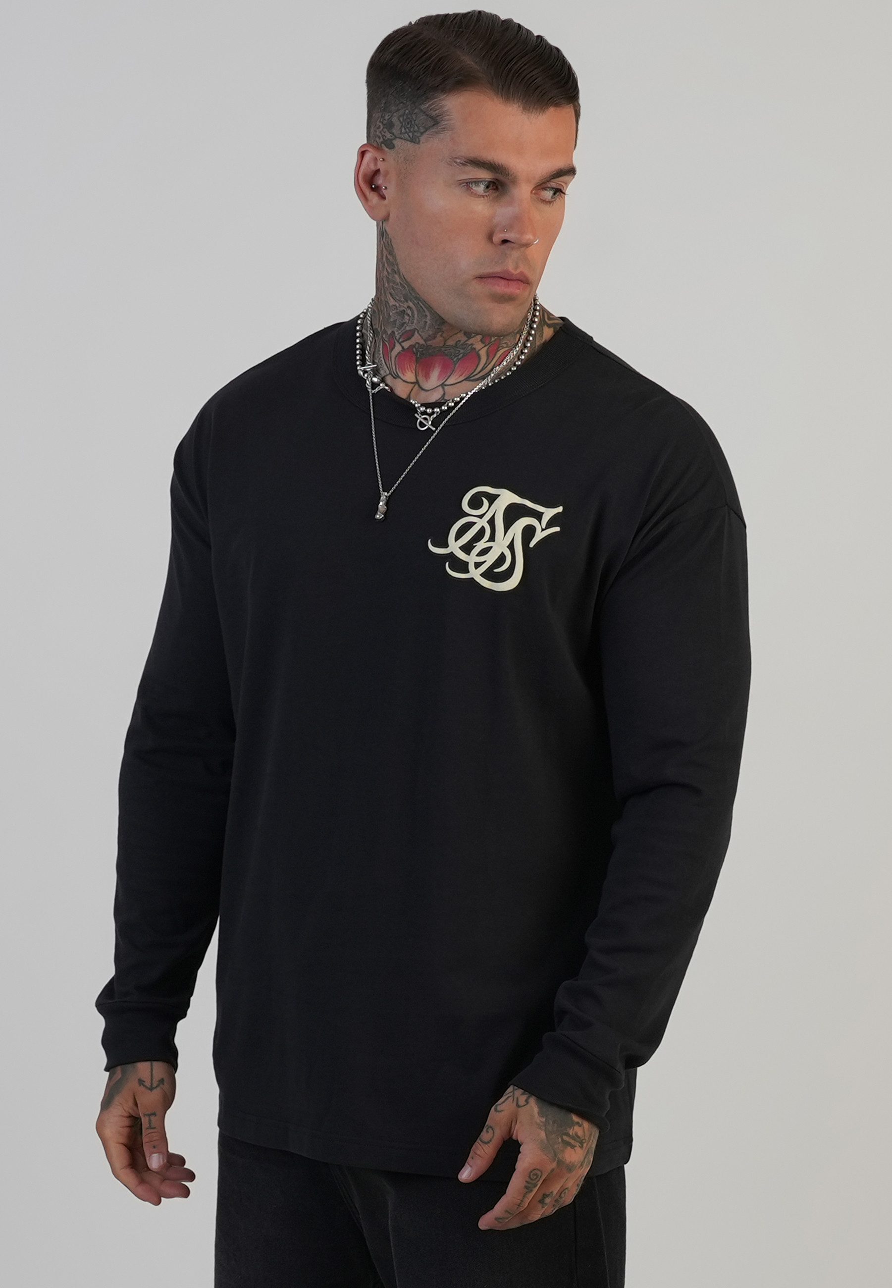 Siksilk T-Shirt SikSilk Herren T-Shirt mit Logo