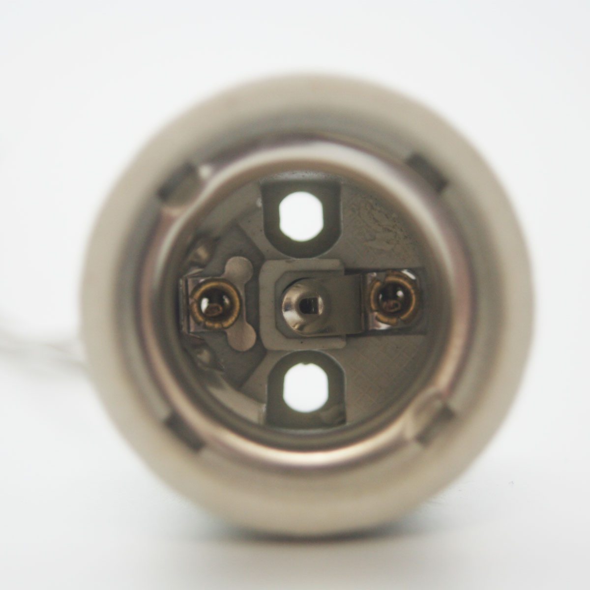 world-trading-net Lampenfassung 3x Lampenfassung E27 230V Keramik weiß Fassung