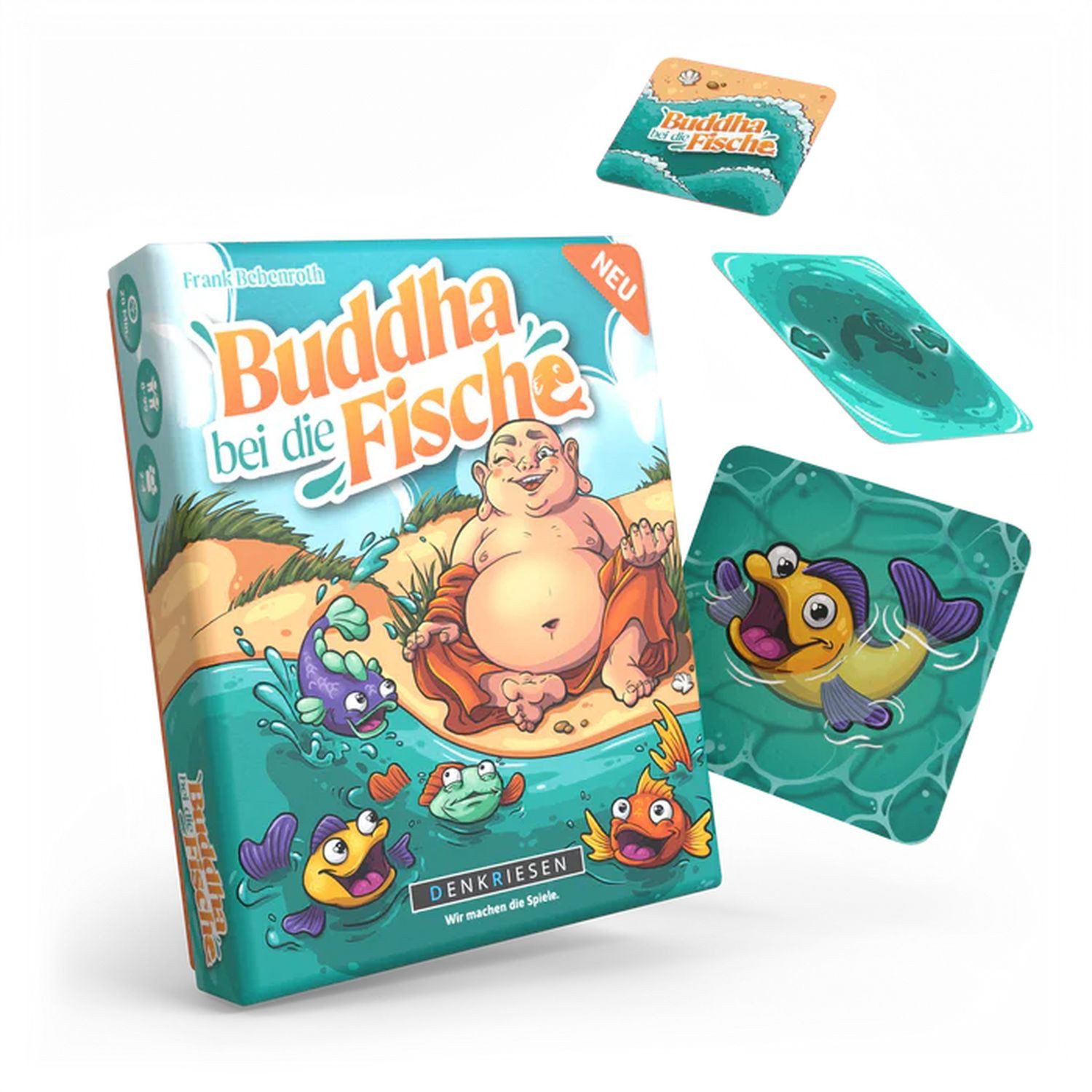 Denkriesen Spiel Buddha bei die Fische Kartenspiel Denkriesen Familienspiel