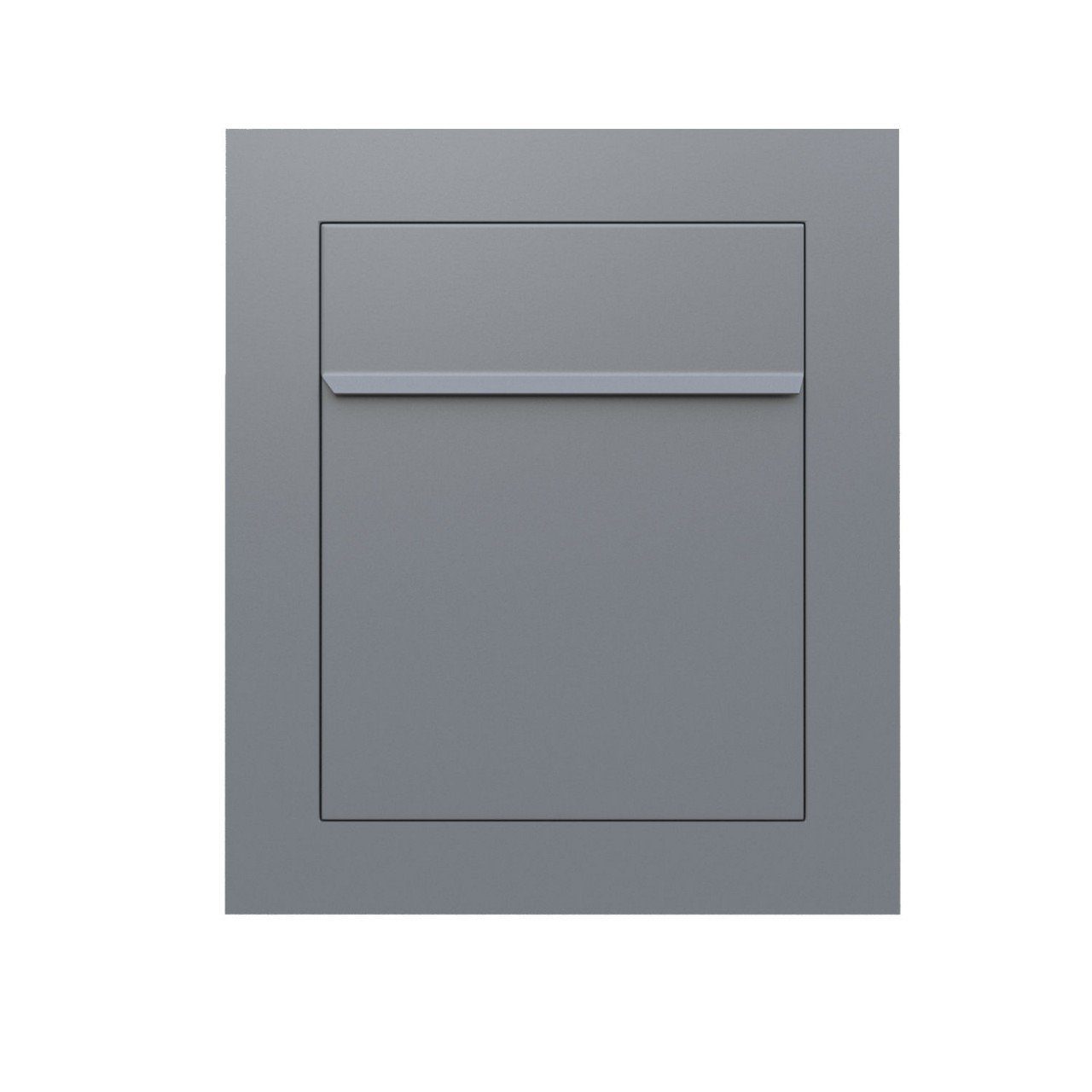 Einbaubriefkasten Bari Metallic Grau Briefkasten in Bravios