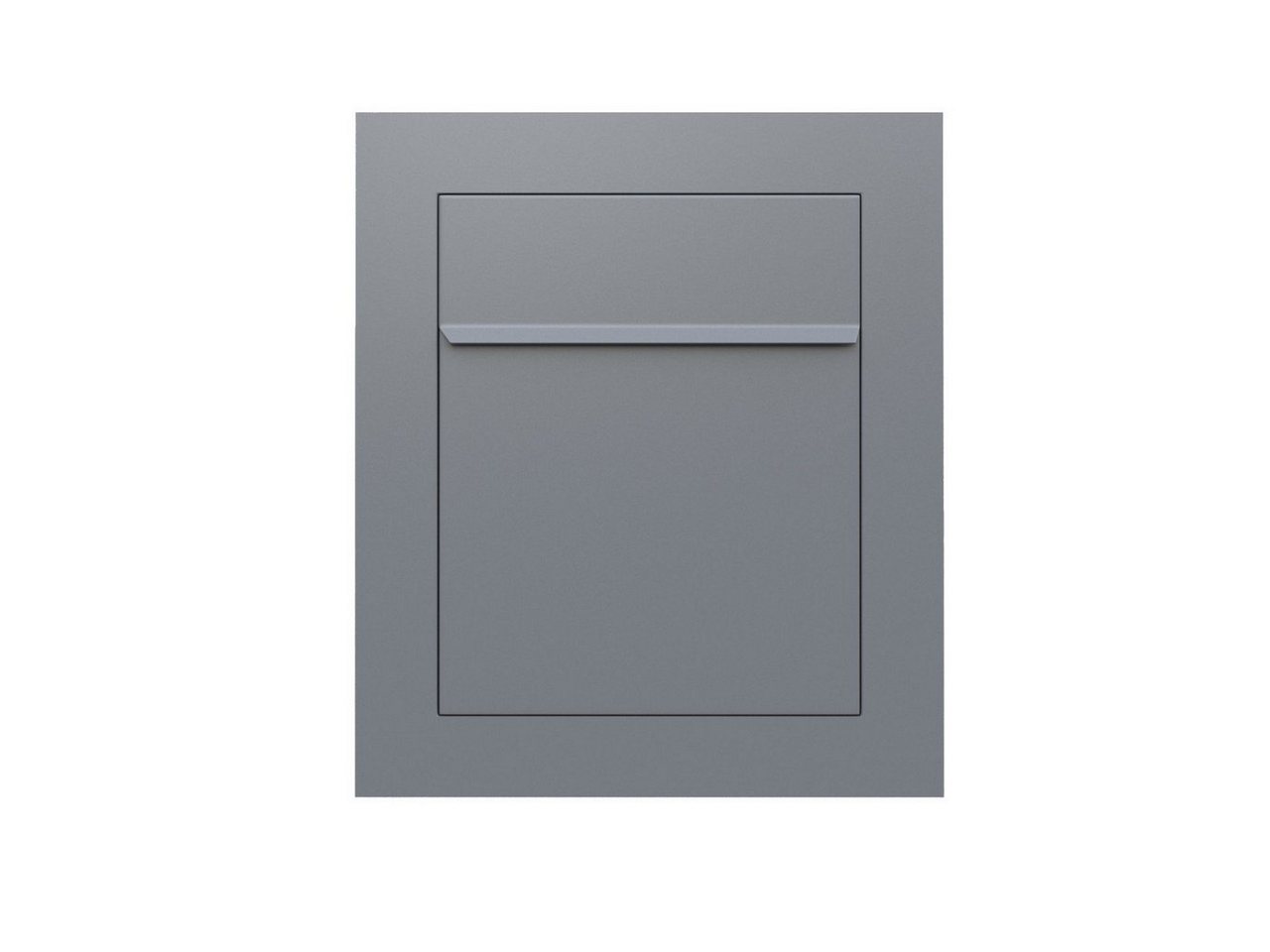 Thumbnail - Bravios Briefkasten Einbaubriefkasten Bari in Grau Metallic