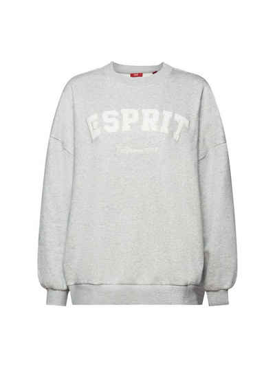 Esprit Sweatshirt Logo-Sweatshirt aus Fleece (1-tlg)