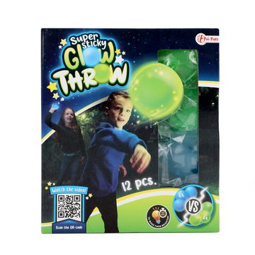 Toi-Toys Spielball Fluoreszierende Bälle - Glow Throw (12 Stück)