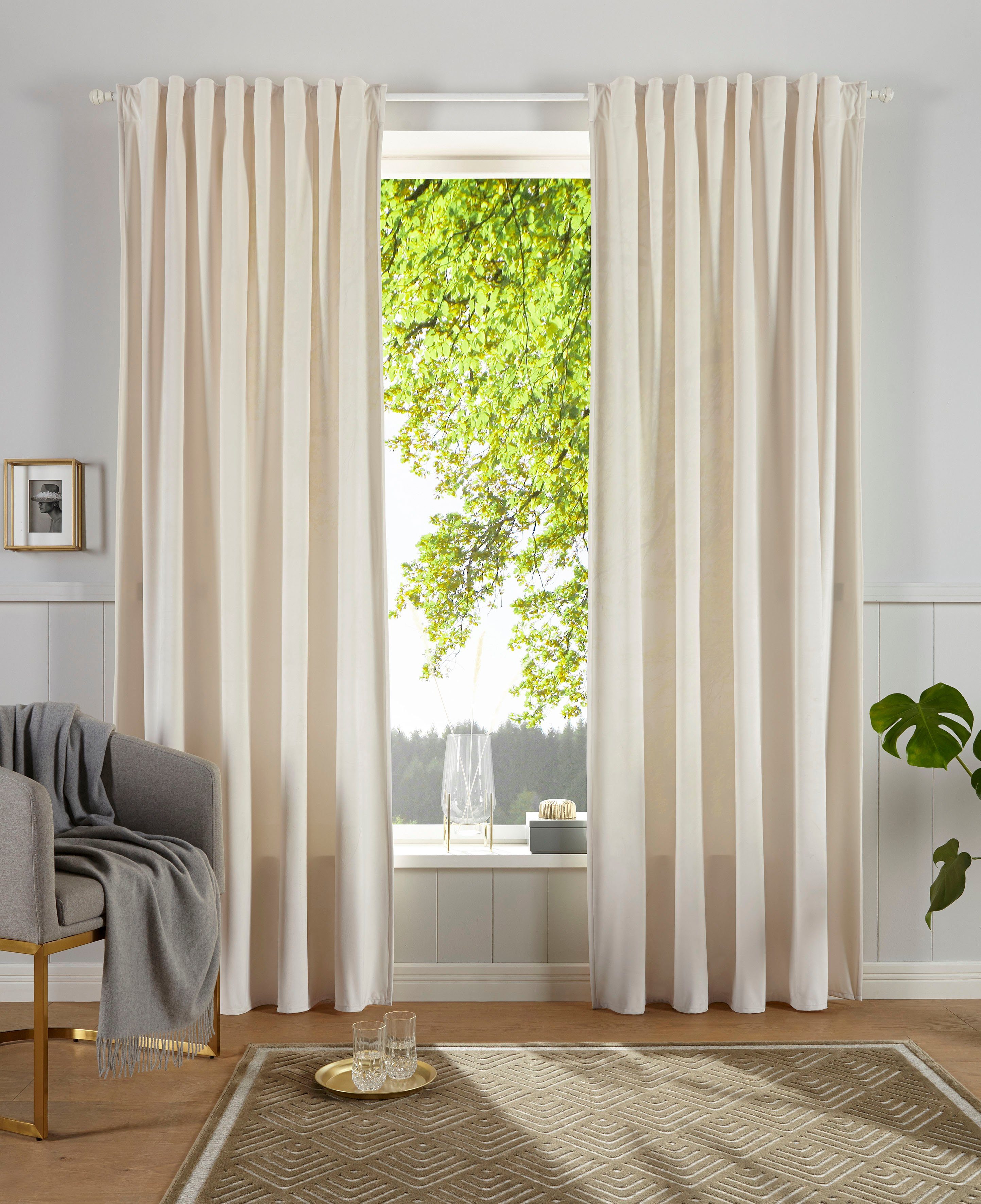 Guido Maria Kretschmer Home&Living Vorhang SAMT, günstig online kaufen