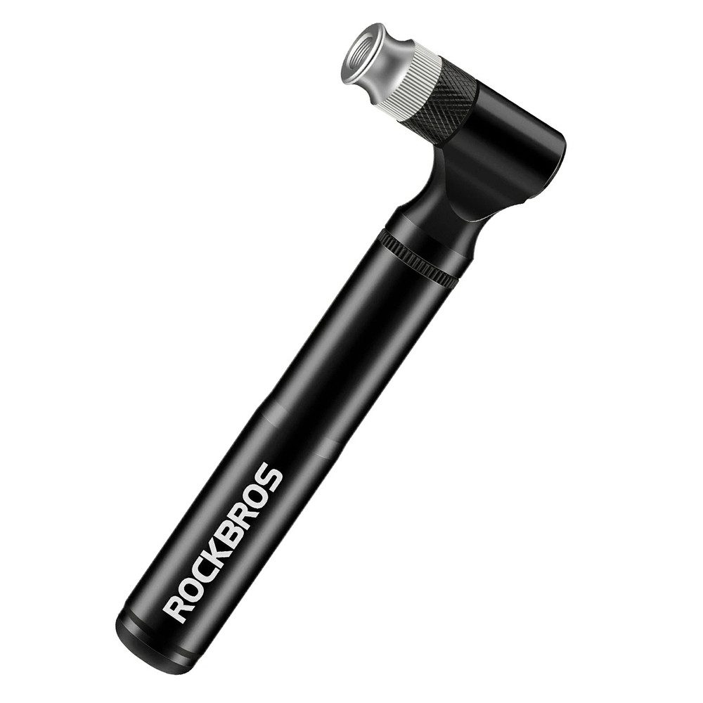 ROCKBROS Fahrradpumpe Minipumpe Handluftpumpe Reifenpumpe (Spar-Set, 1-tlg., 4 cm leicht, 21), 130 PSI, Presta & Schrader, Alu-Gehäuse, nur 67 g