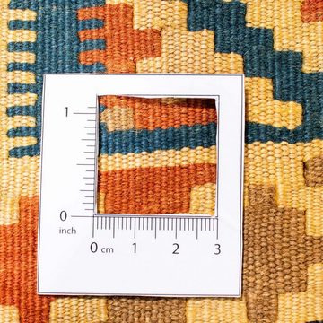 Wollteppich Kelim - Oriental quadratisch - 100 x 97 cm - beige, morgenland, quadratisch, Höhe: 6 mm, Wohnzimmer, Einzelstück