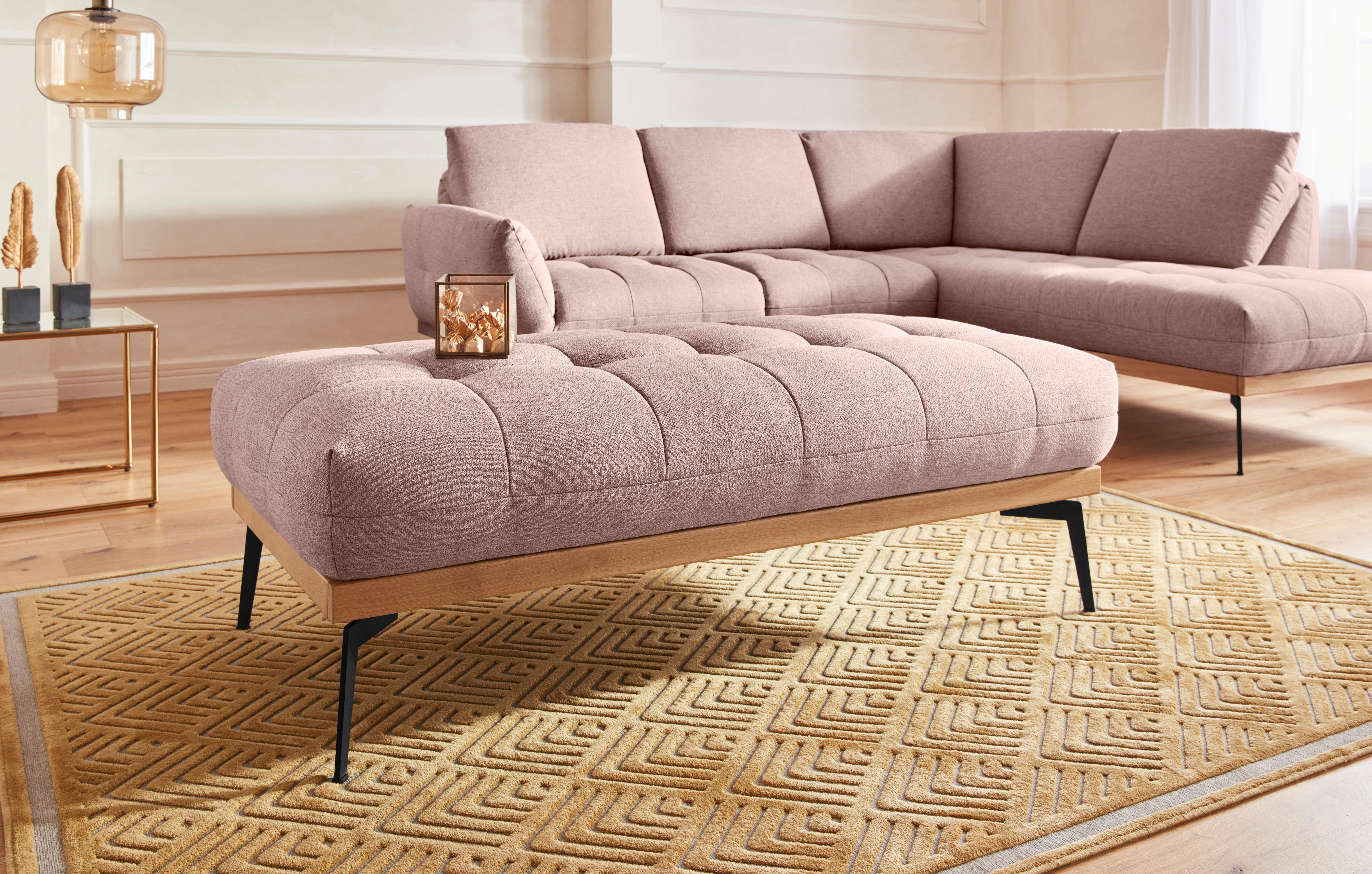 exxpo - sofa fashion Hocker Palic, moderner Polsterhocker mit tollen Verarbeitungsdetails