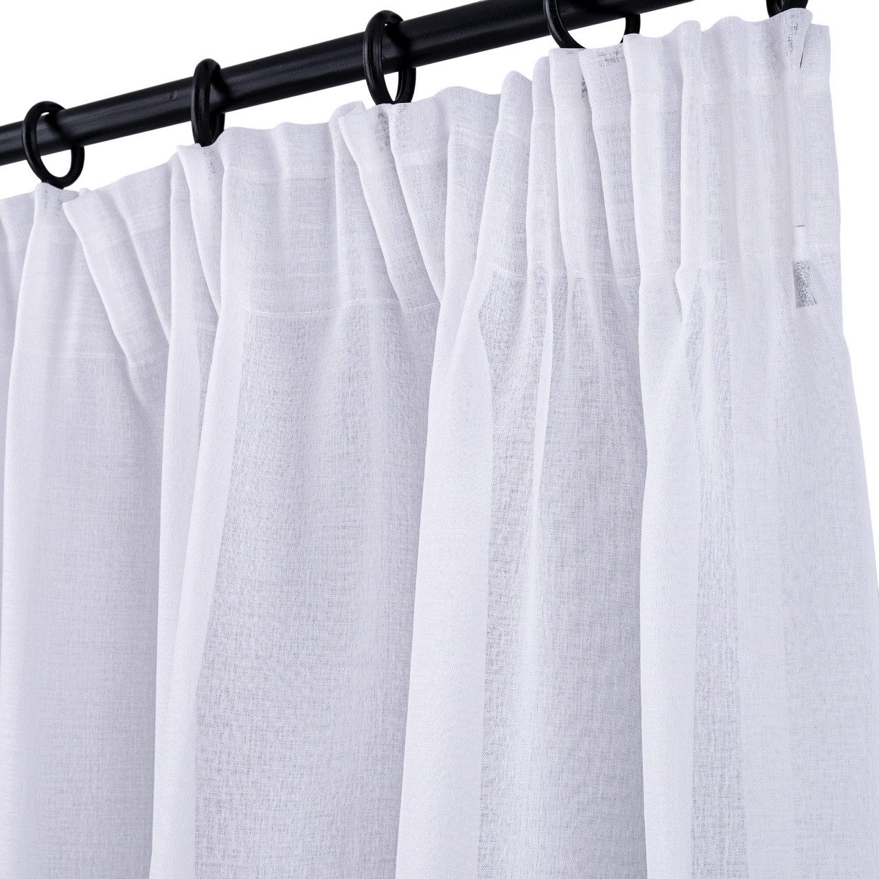 Brilliant Gardine / Transparent / Kräuselband / 140x245cm / #5040, Store günstig online kaufen