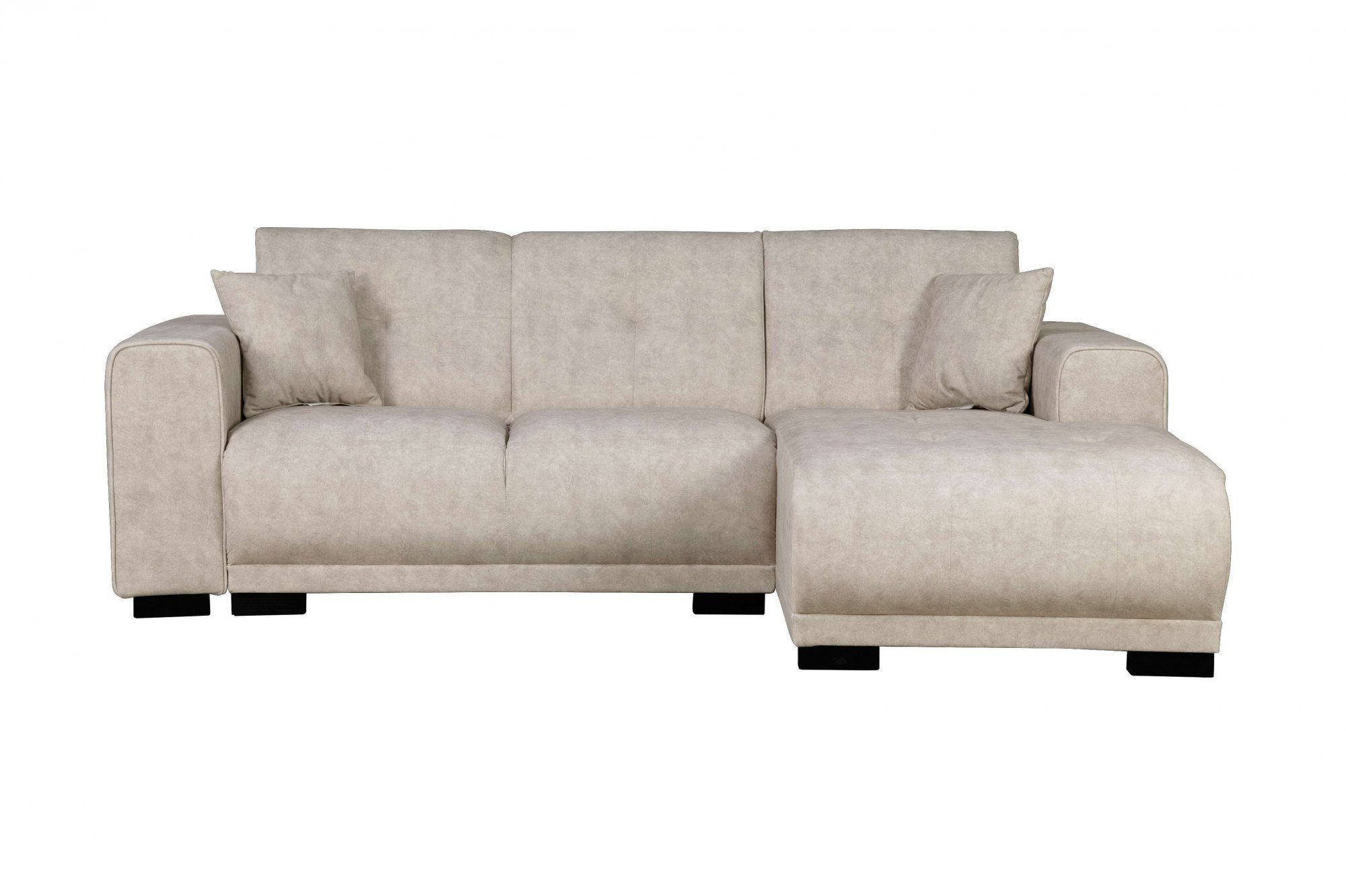 Home affaire Ecksofa "Langeland L-Form" incl. 2 Zierkissen, Recamiere wahlw günstig online kaufen