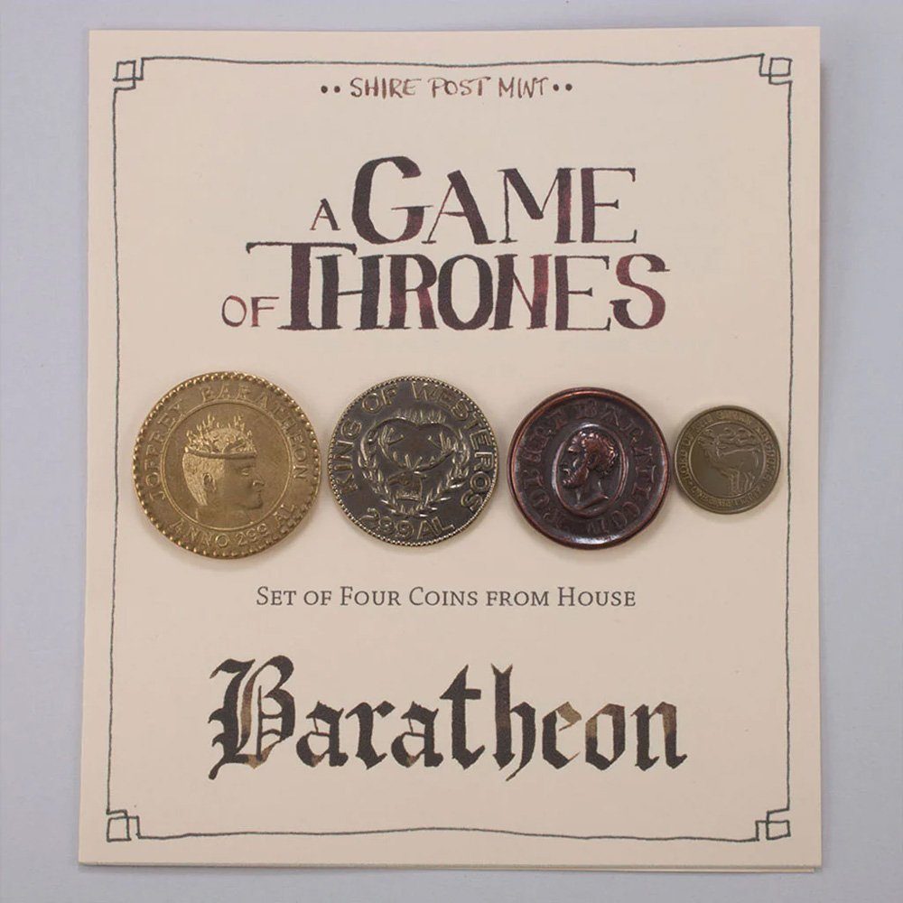 Mint Haus Shire Baratheon Münzen-Set - of Dekoobjekt Thrones Post Game