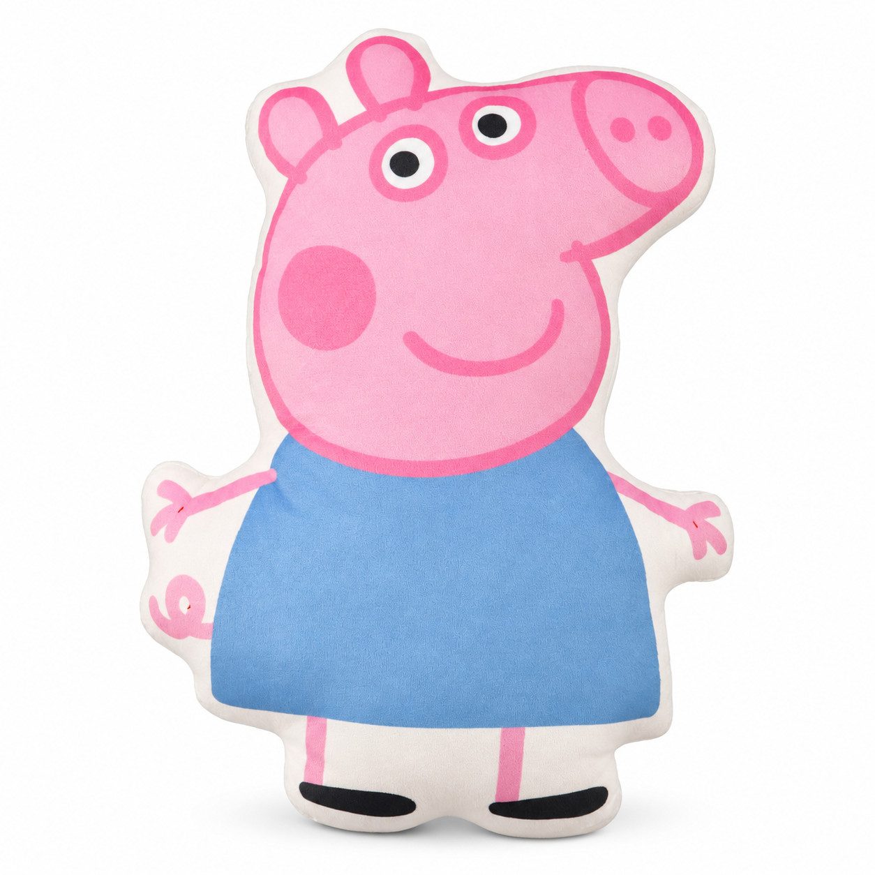 Peppa Pig Dekokissen Peppa Wutz Pig mini Velours Kissen Dekokissen 3D Cushion, 30x20x5 cm
