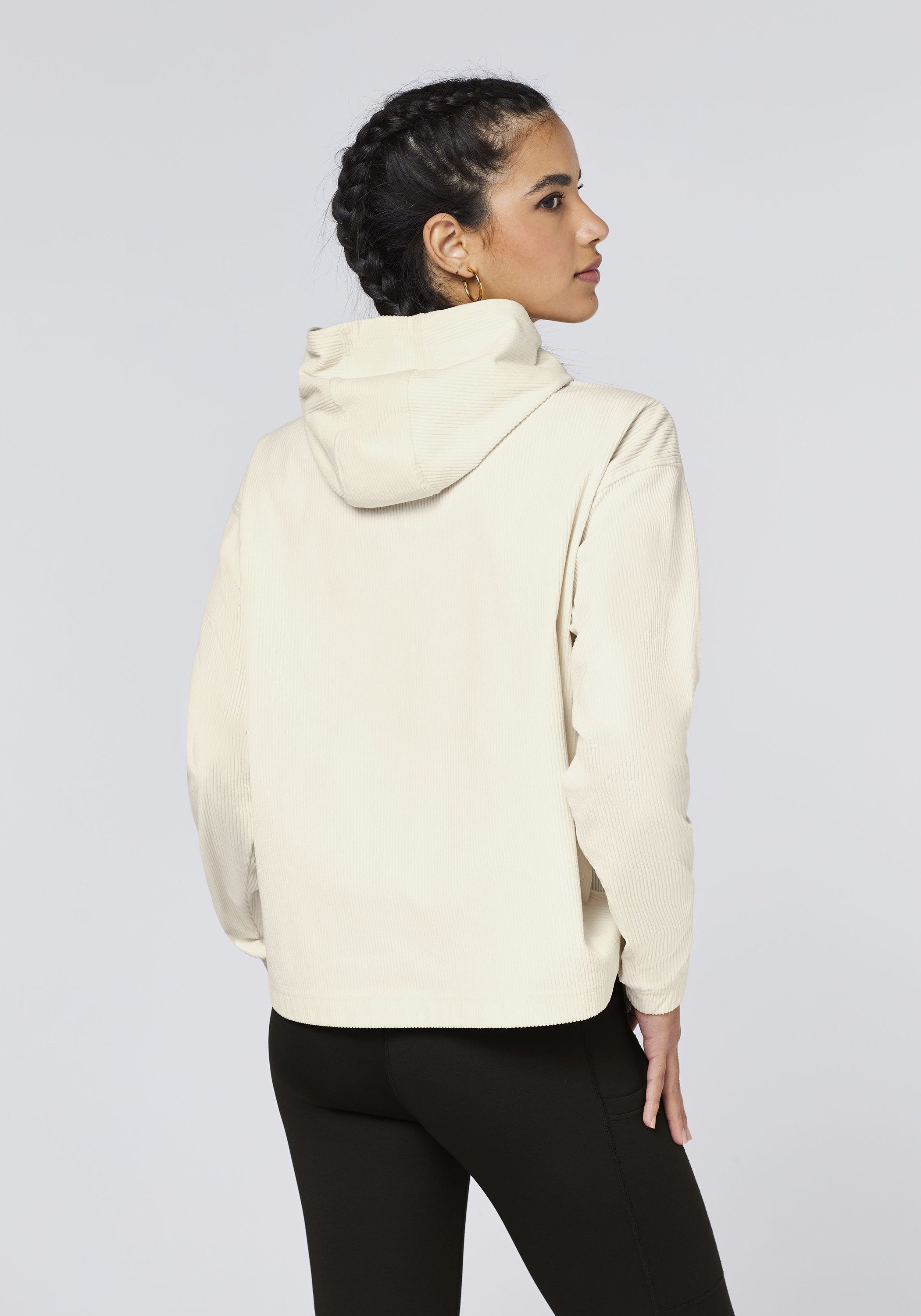 Chiemsee Kapuzensweatjacke Kapuzenpullover in Kordoptik 1 günstig online kaufen