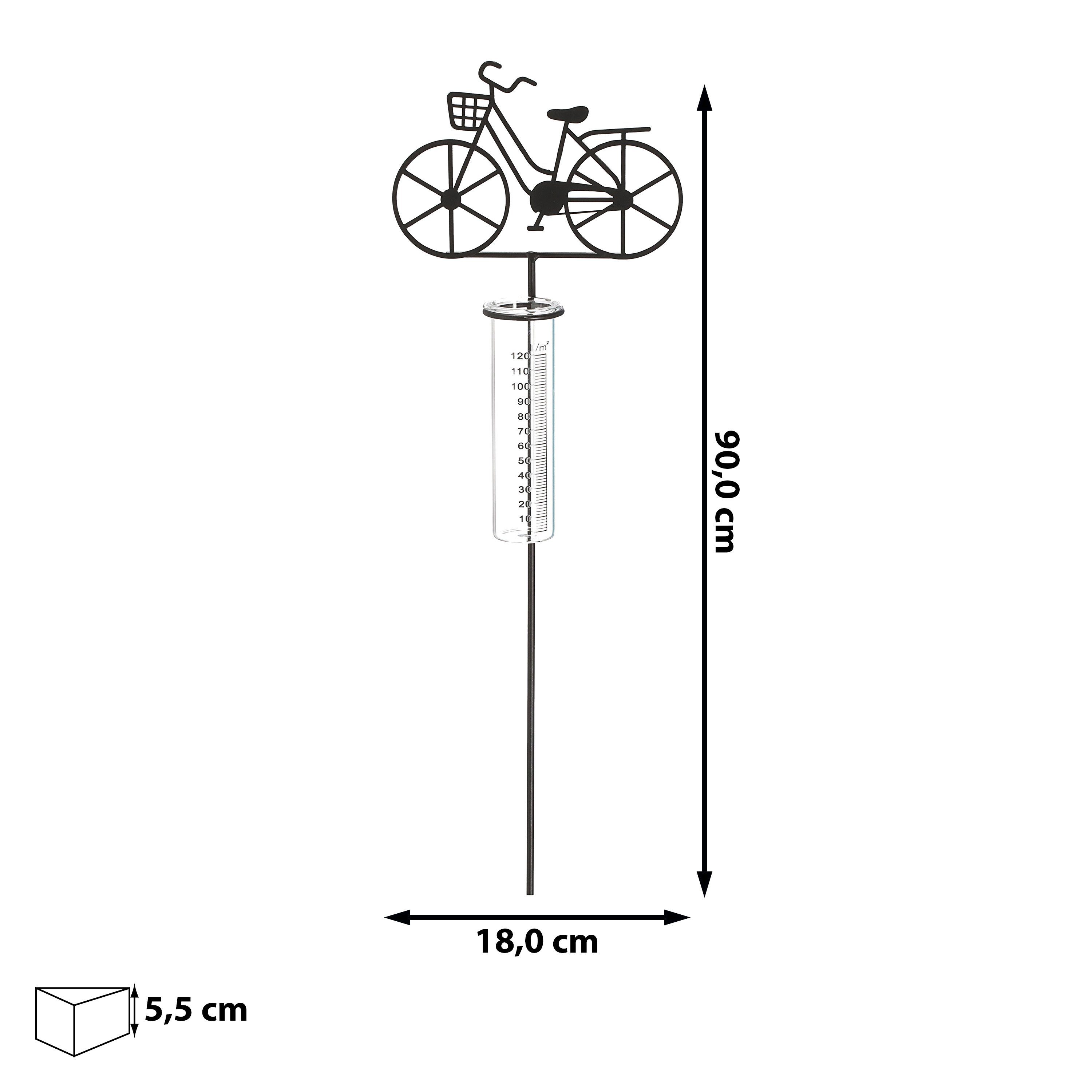 CEPEWA Gartenstecker Gartenstecker Regenmesser Fahrrad günstig online kaufen