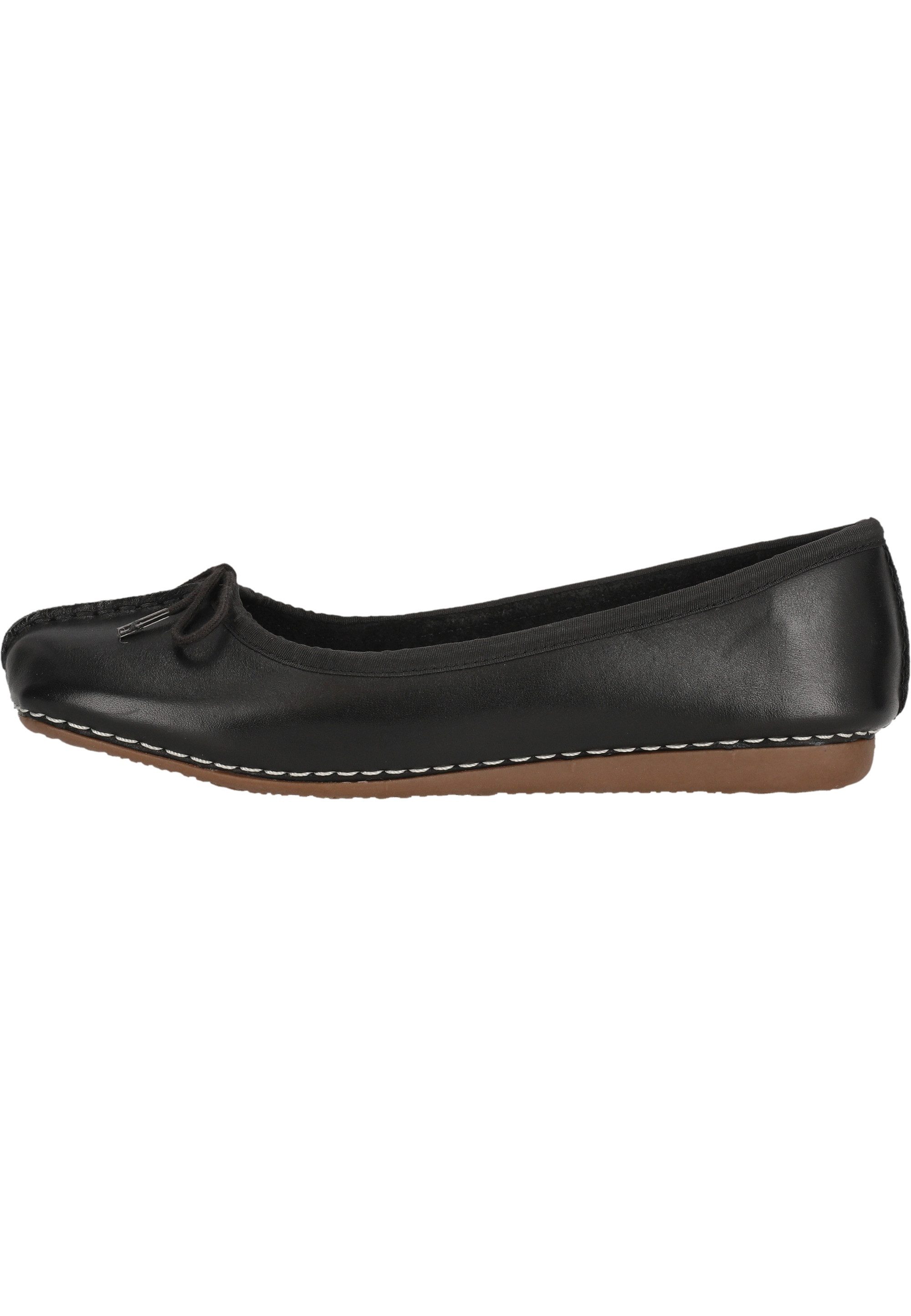 Clarks Freckle Ice Slipper mit atmungsaktiver Lederdecksohle günstig online kaufen
