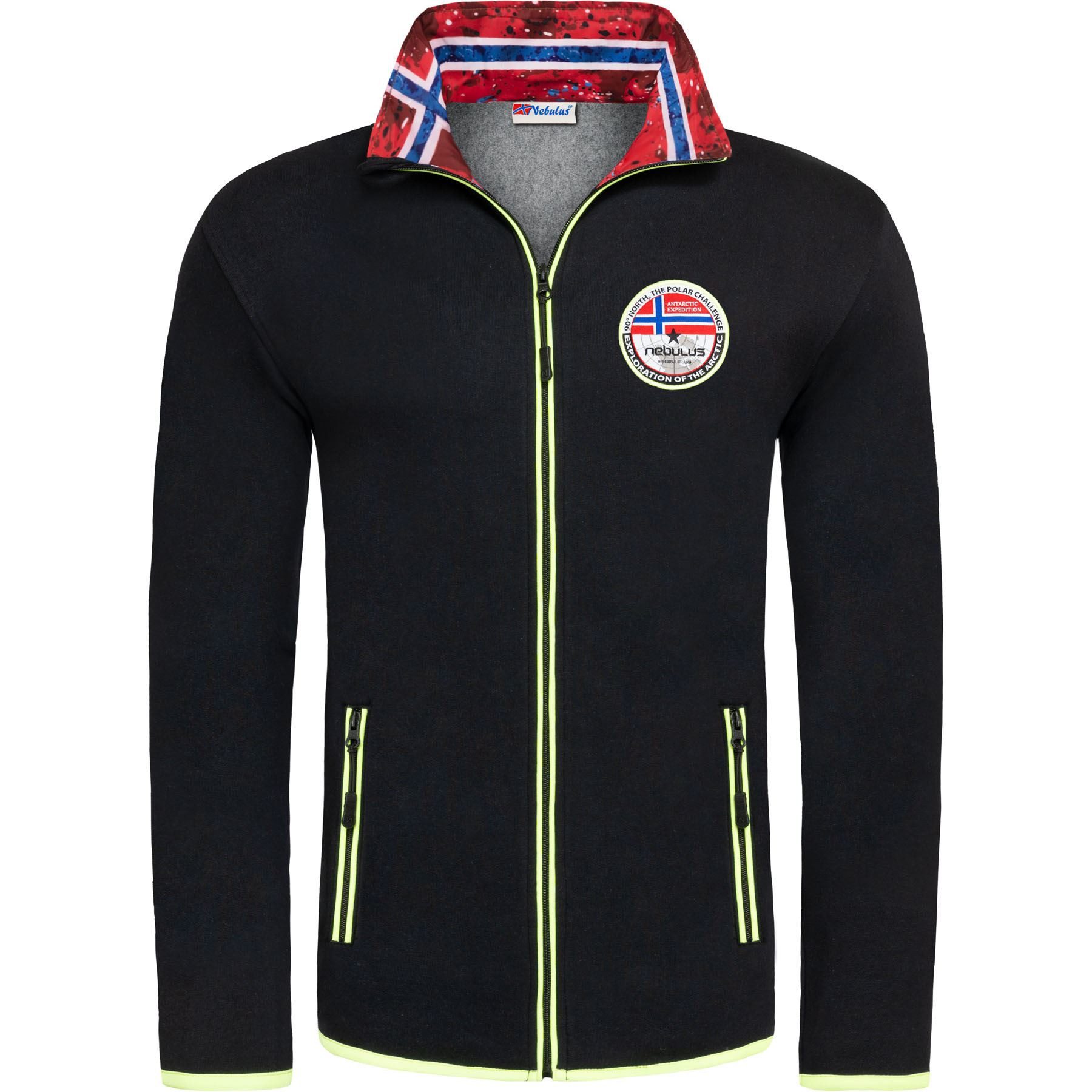 Nebulus Wolljacke COUNTY, P5470 - Herren, schwarz, XXL