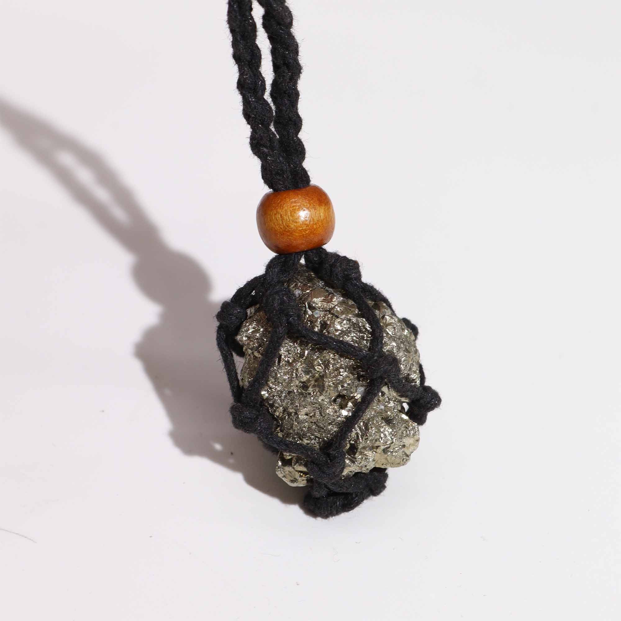 Bali-Homedecor Collier Halskette mit Kristall-Edelstein-Halter 45cm günstig online kaufen