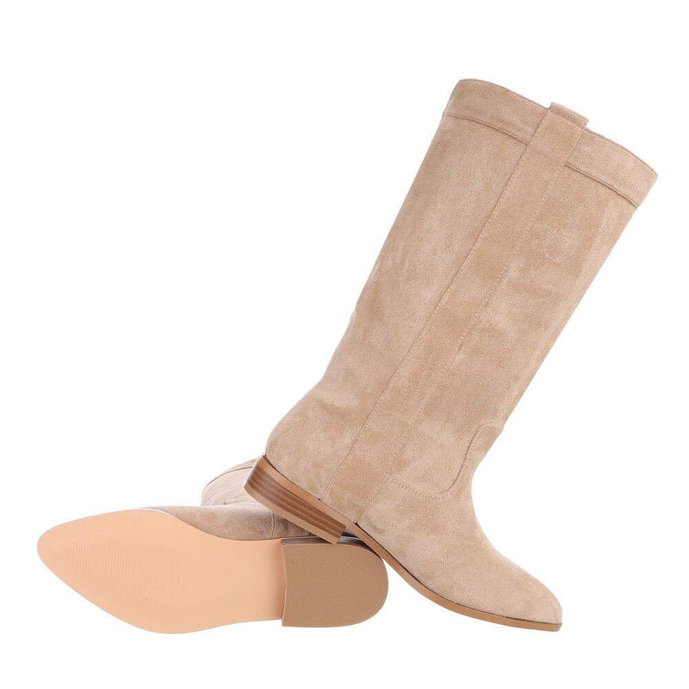 Ital-Design Damen Cowboyboots Western Westernstiefel Blockabsatz günstig online kaufen