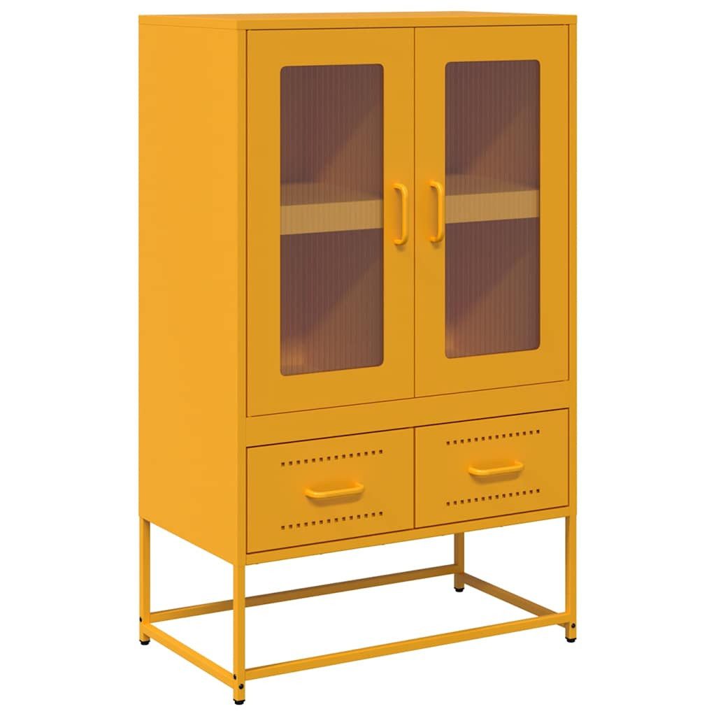 vidaXL Highboard Highboard Senfgelb 68x39x111,5 cm günstig online kaufen