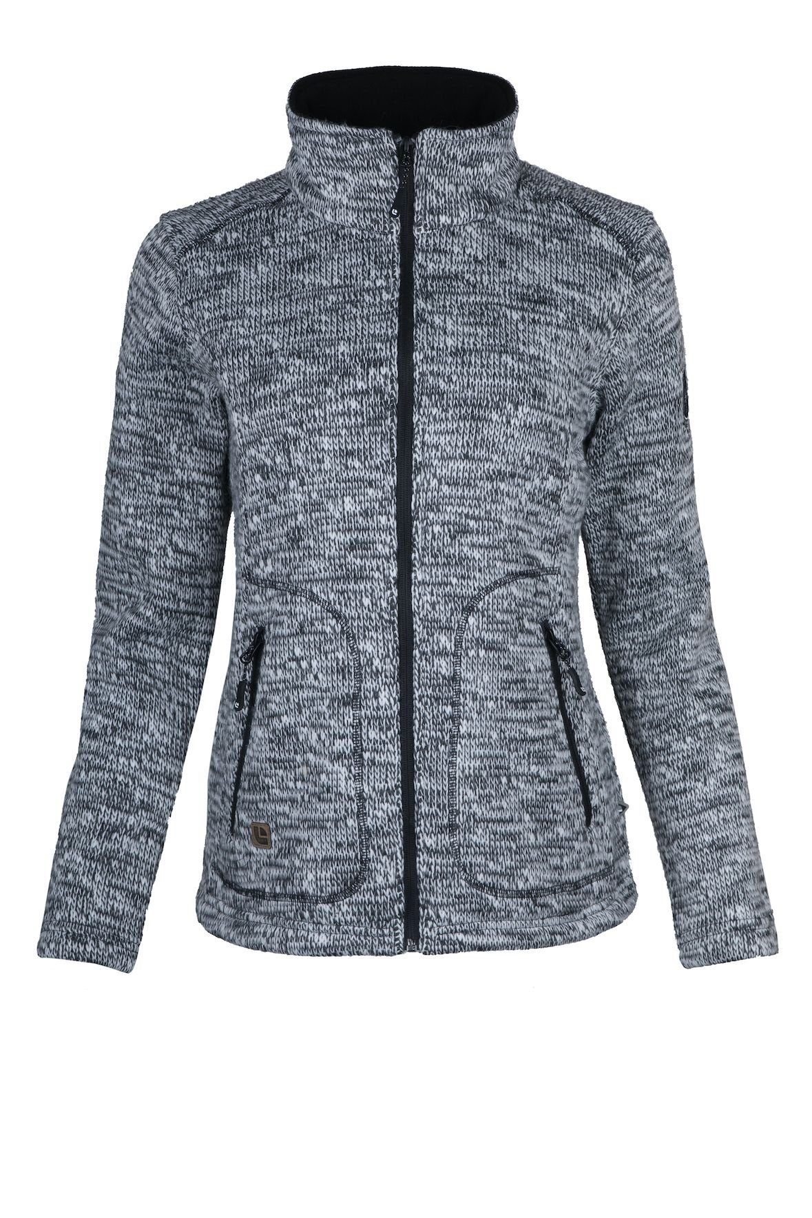 DEPROC Active Strickfleecejacke WILLMORE I CS WOMEN grey