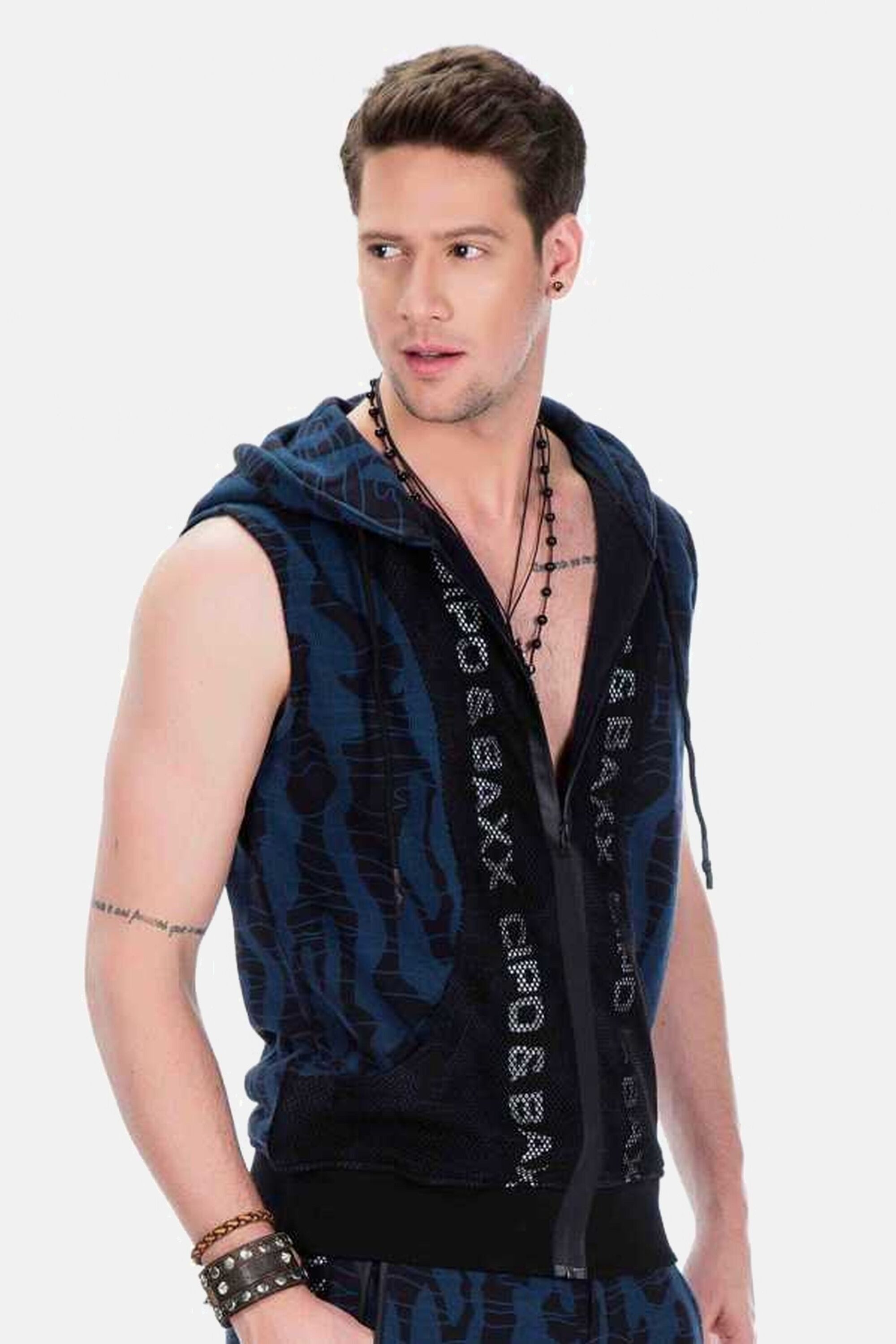 Cipo & Baxx Sweatweste Westen (1-tlg) mit Mustermix, CL-297