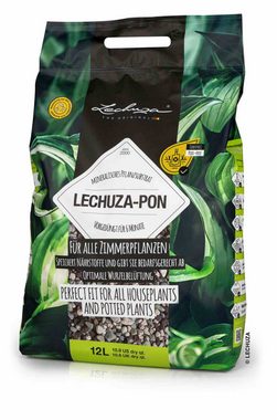 Lechuza® Blumenerde Pon 12 L Pflanzsubstrat 12 Liter vorgedüngt Universalerde, (1-St)