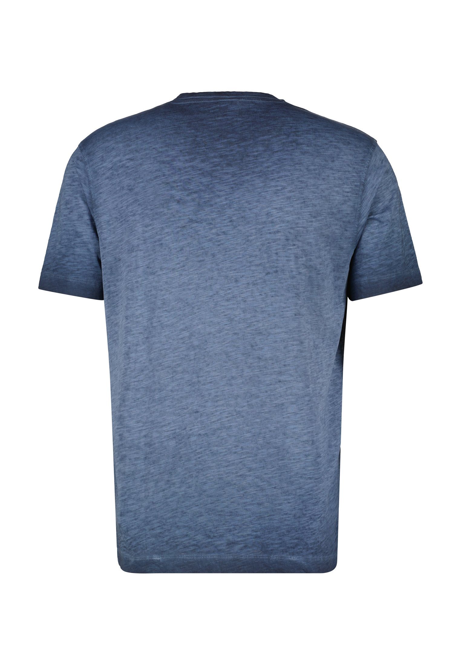 LERROS V-Shirt CLASSIC melange faded NAVY V-Neck-Shirt, LERROS
