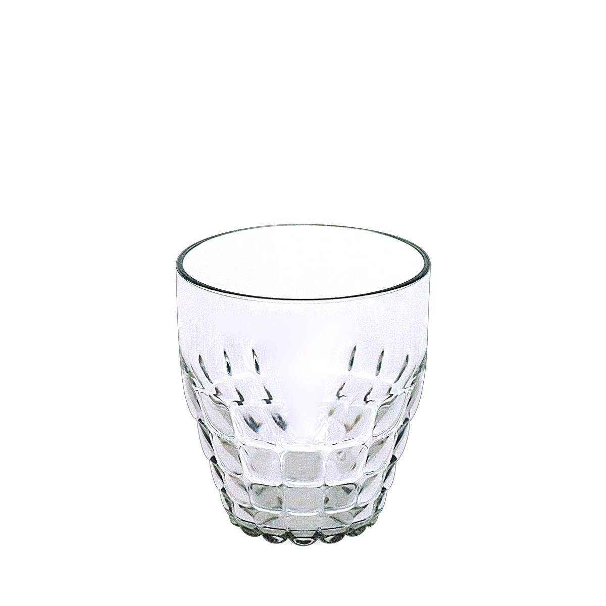 ca. TIFFANY, 9,5 transparent, Trinkglas Acrylglas H klar guzzini Becher Guzzini cm,