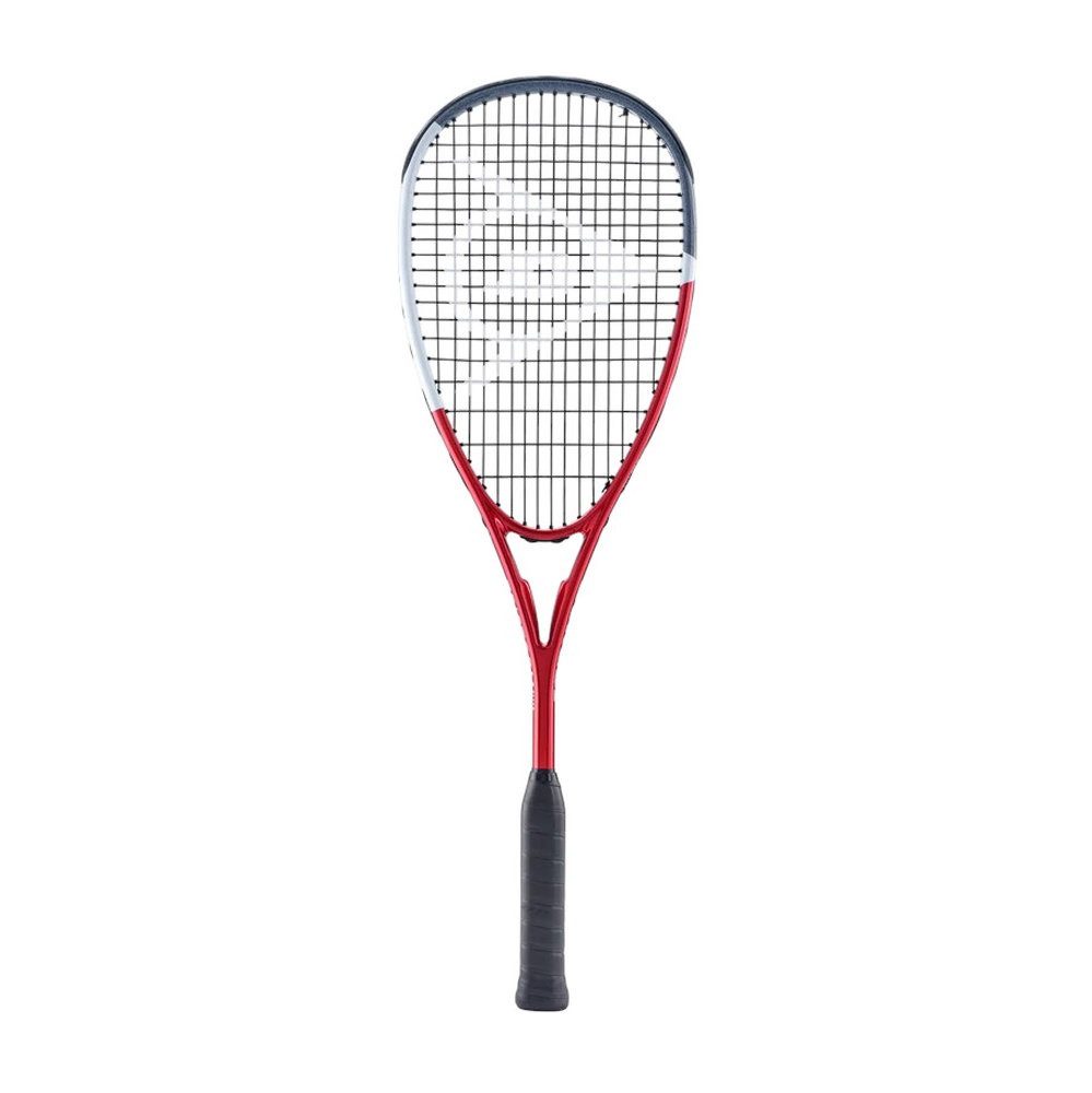 Dunlop Squashschläger Tristorm Elite 140g/ausgewogen 2025 rot/grau/weiss - besaitet