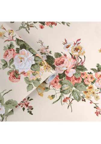 LAURA ASHLEY tapetai Laura Ashley Rosemore Pale Sable tapetai geblümt (1 St) Laura Ashley Rosemore Pale Sable tapetai