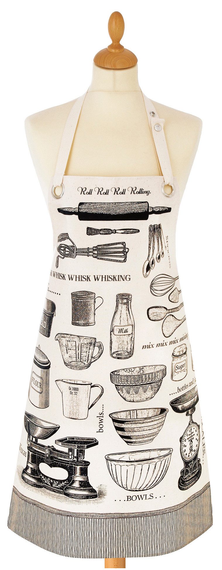 Ulster Weavers Kochschürze Baking, (Set, 1-tlg., 1-teilig), PVC beschichtete Kochschürze 100% Baumwolle mit PVC-Überzug ca.59x81cm