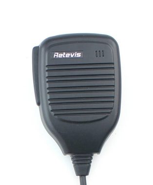 Retevis Funkgerät Funkgerät Lautsprecher Mikrofon, (mit Baofeng UV-5R eSynic Proster Nestling RT24 RT24V RT27 Baofeng BF-88E BF-888S Tyhbelle), 2 Pin Funkgeräte