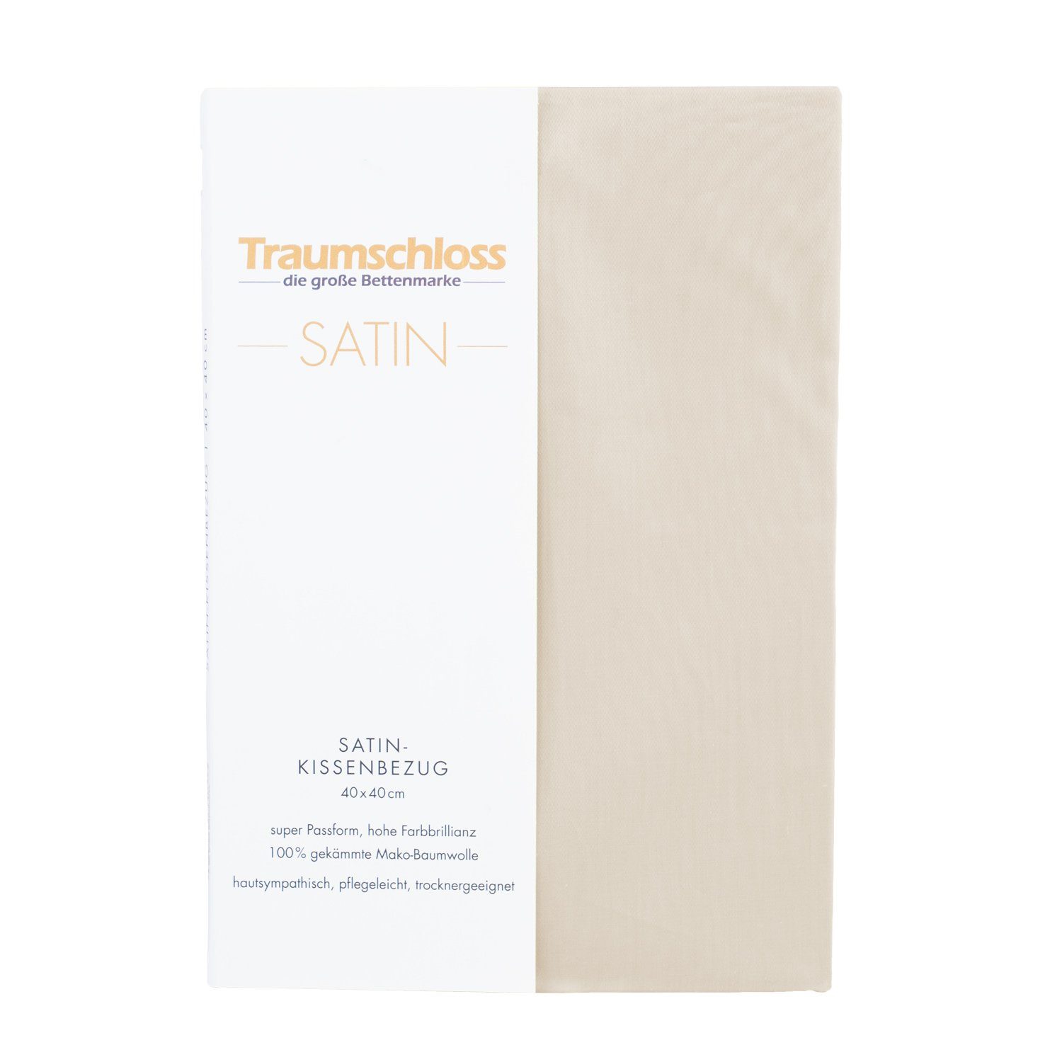 Traumschloss Kissenbezug Mako-Satin, (1 Stück), 100% Mako-Baumwolle, mit Re günstig online kaufen