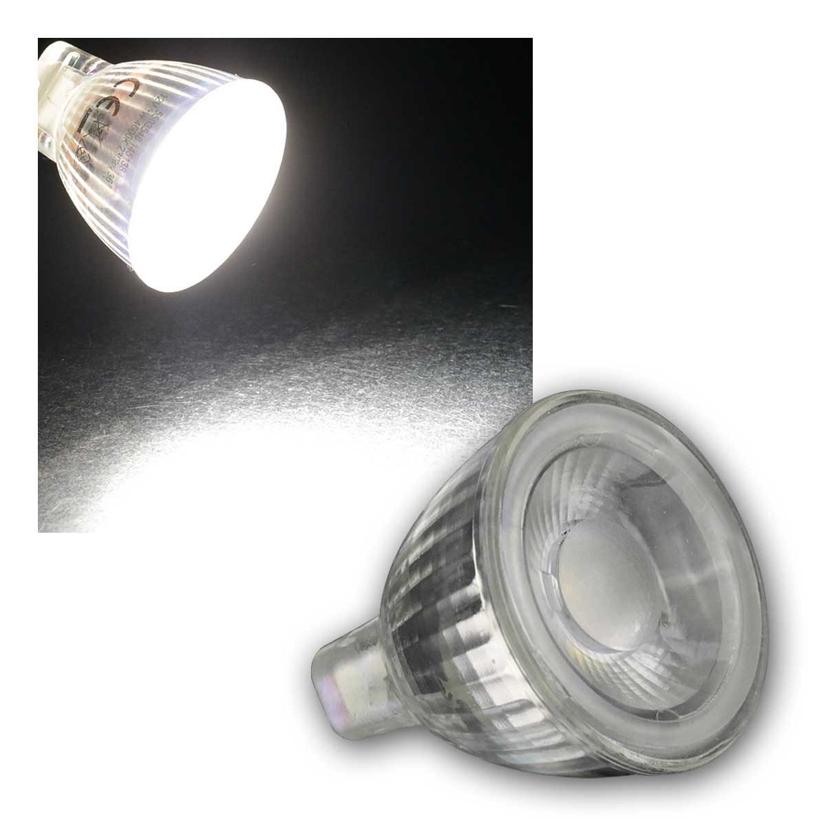 McShine LED-Leuchtmittel MR11 COB LED Луковицы daylight 250lm 3W/12V, daylight/tageslichtweiß