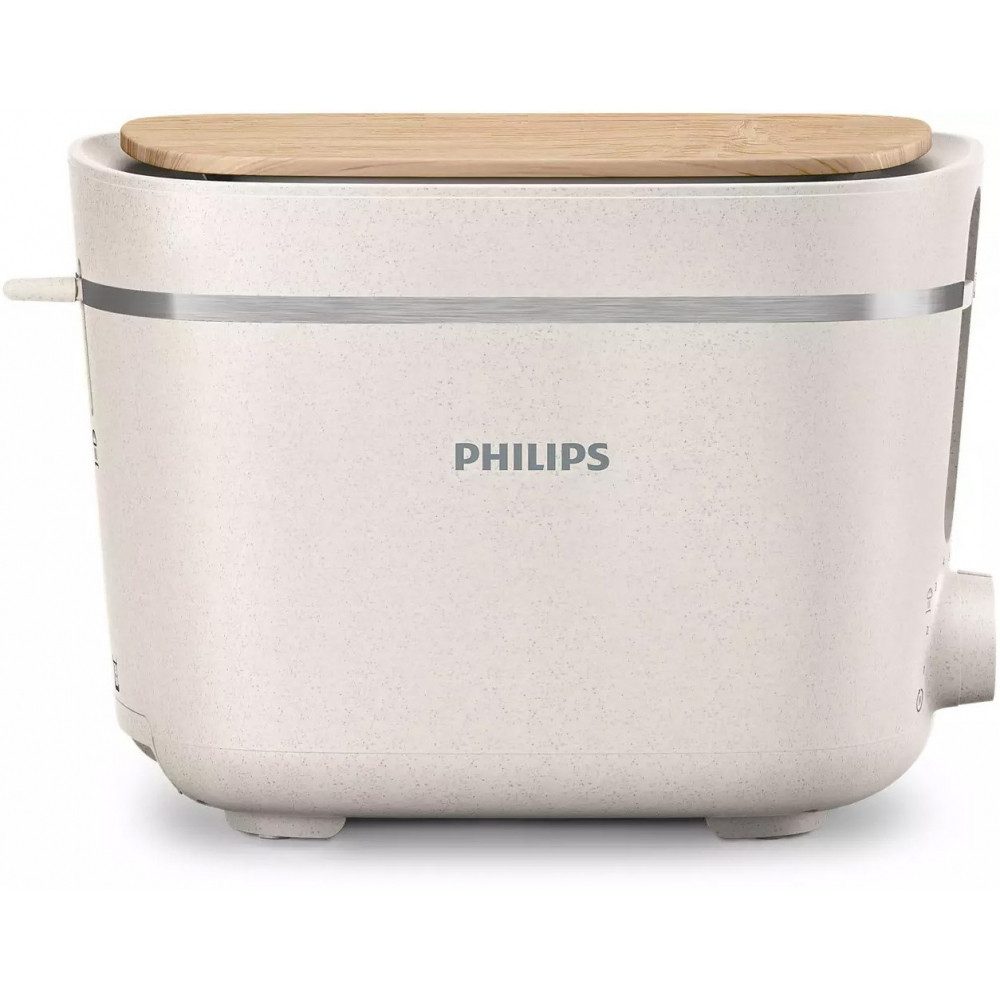 Philips Тостери Philips HD2640/10 Kompakt-Toaster seidenweiß/matt., Тостери, für Brötchen-Aufsatz integriert