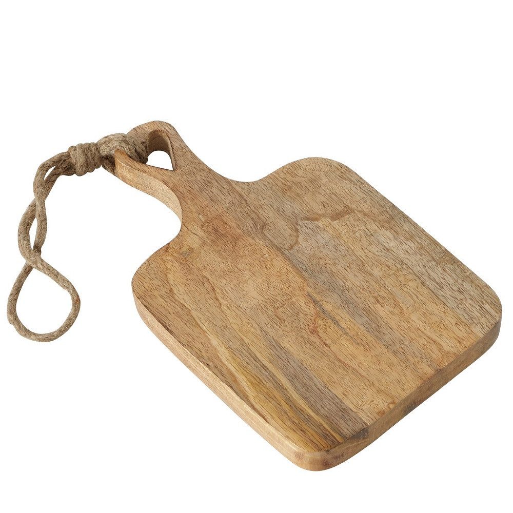 BOLTZE GRUPPE GmbH Schneidebrett Schneidebrett Lela Käsebrett Servierbrett Mangoholz L 30cm B 19cm