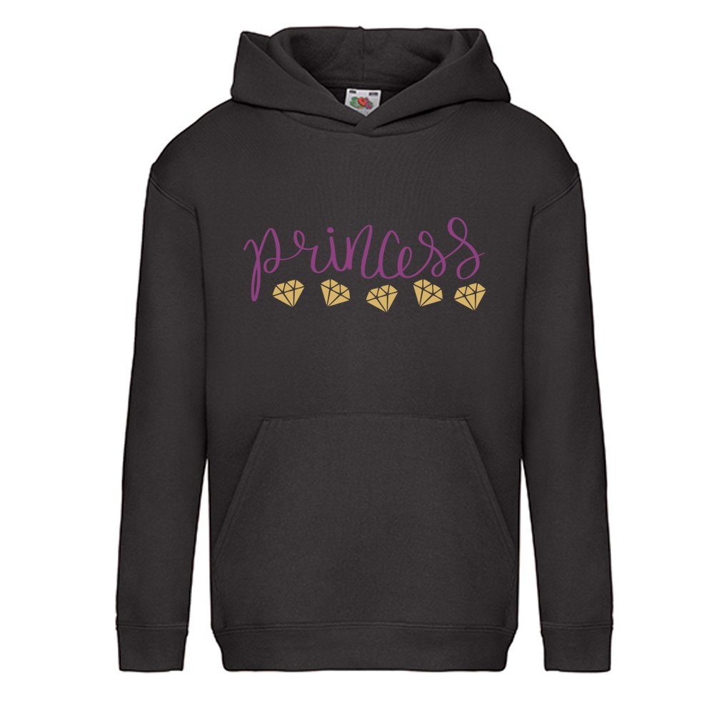 Ggraphics Hoodie princess Kinder Hoodie / Kapuzenpullover, Mit Spruch