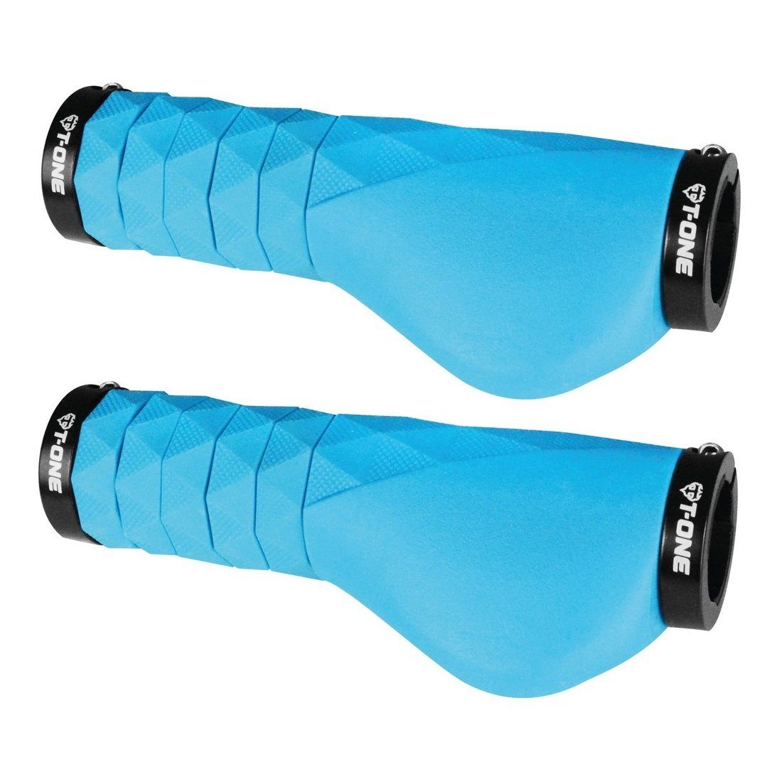 T-ONE Fahrradlenkergriff Griffe "Diamond Plus", 2x Schraubensicherung, 94 bis 134 mm