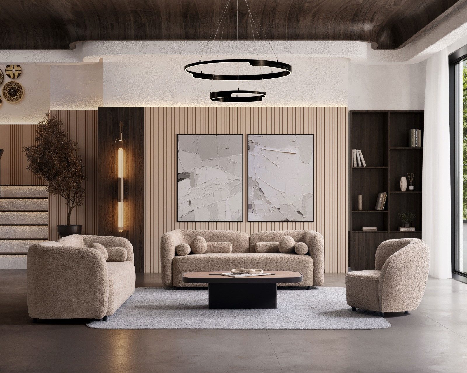 Özberk Sofa Luna, Spar-Set, Sofagarnitur Luna 3-3-1 mit 12 Kissen günstig online kaufen