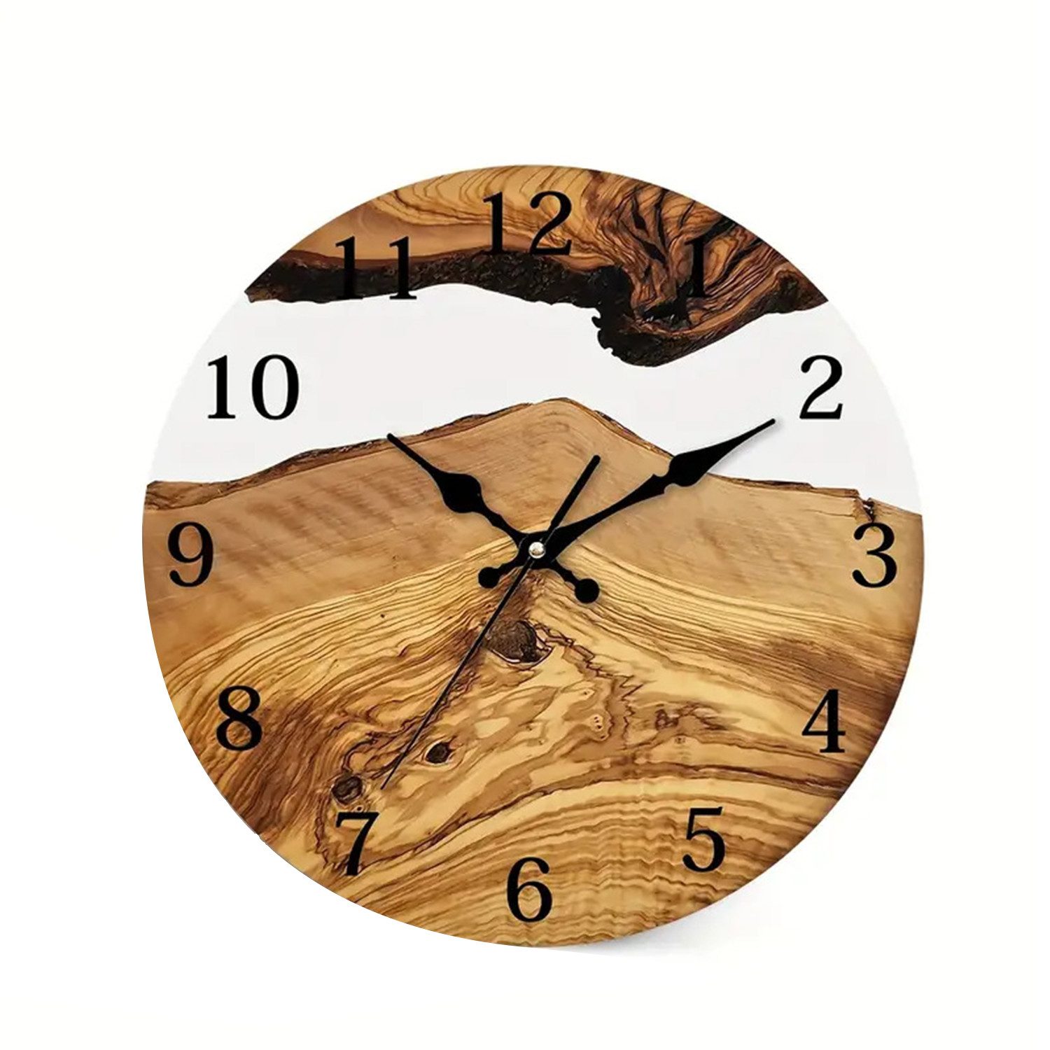 RWEUOQ Wanduhr Glasuhr 30 cm Uhr günstig online kaufen