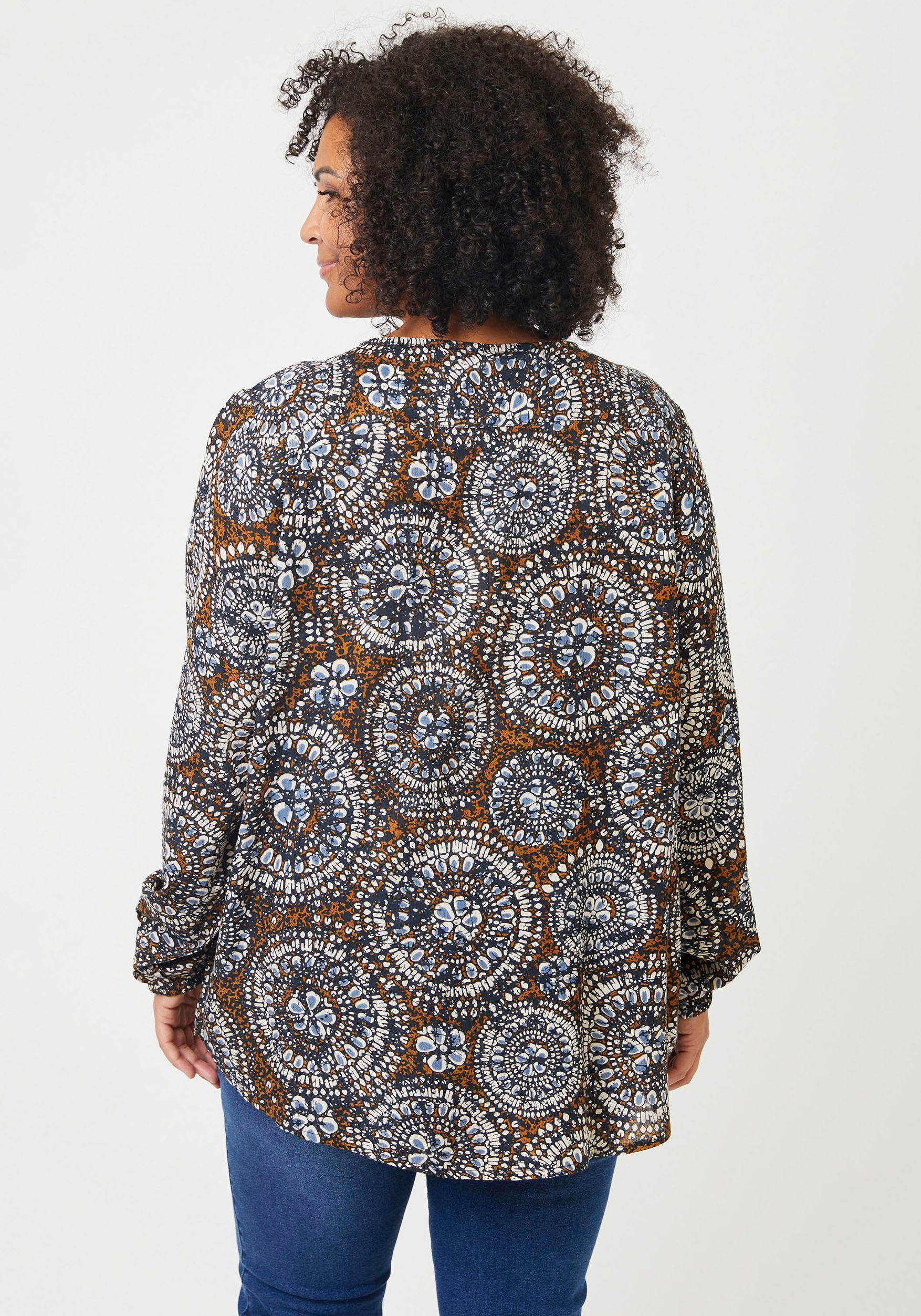 ADIA Blusentop mit Allover Muster