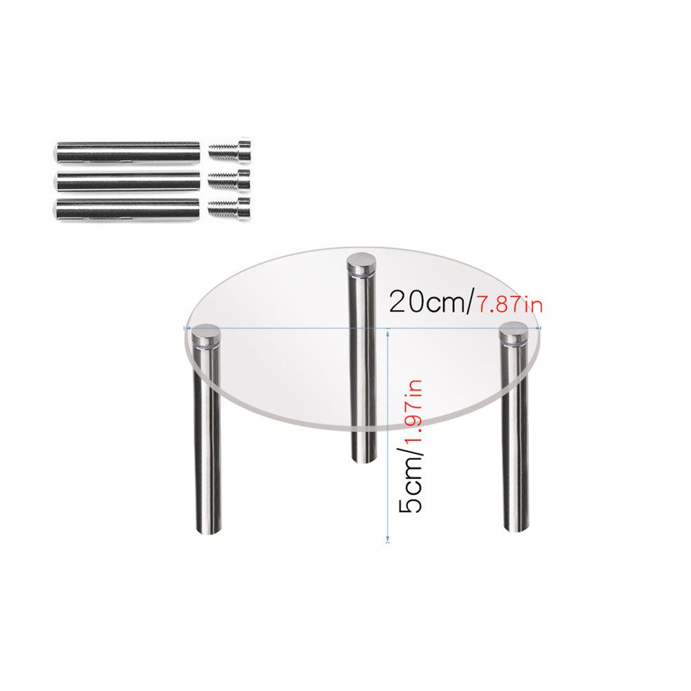 GarveeMore Tortenständer 3 estantes de pastel, estantes de exhibición de pastel